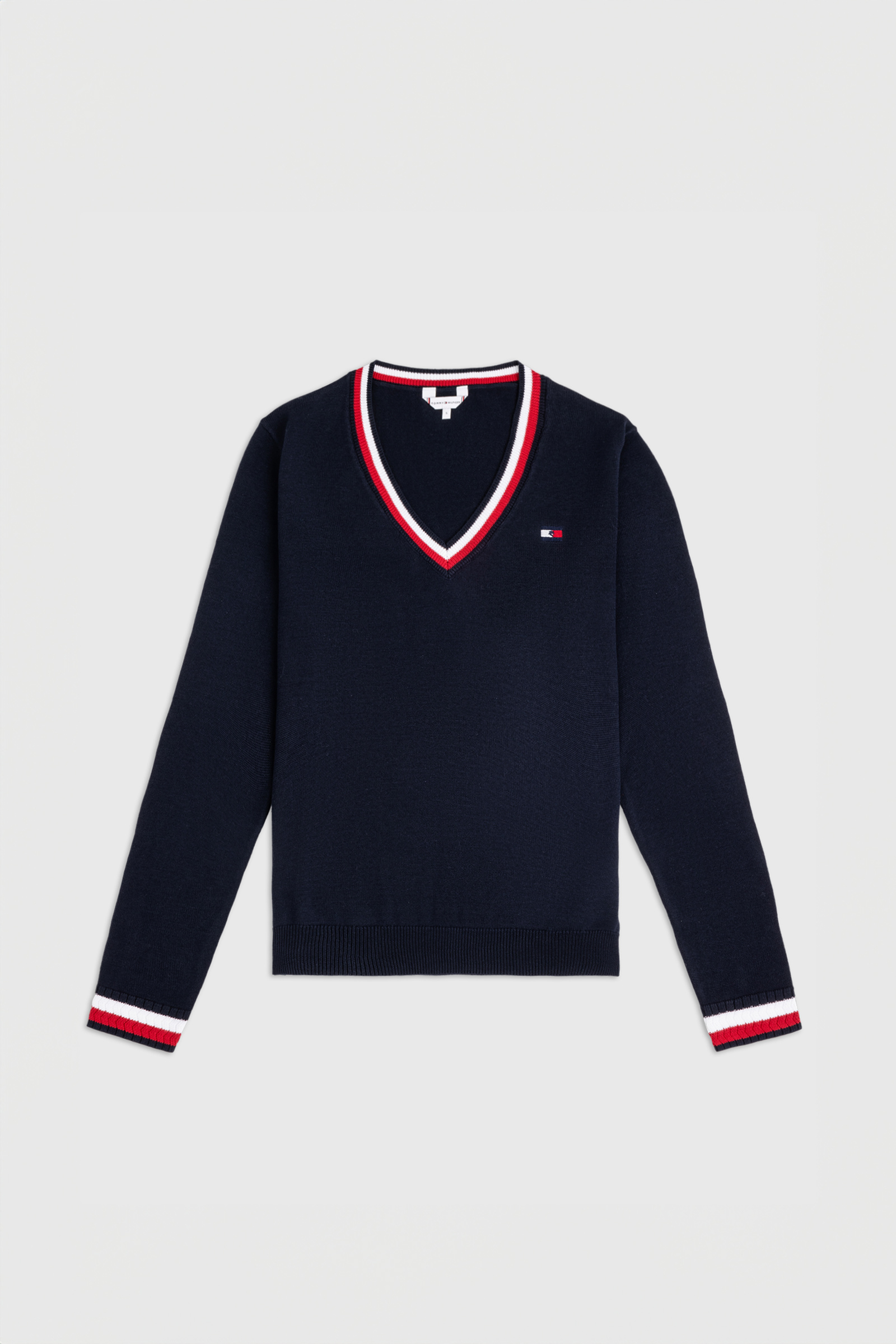 Tommy Hilfiger Equestrian Indiana damtr&ouml;ja med V-ringning