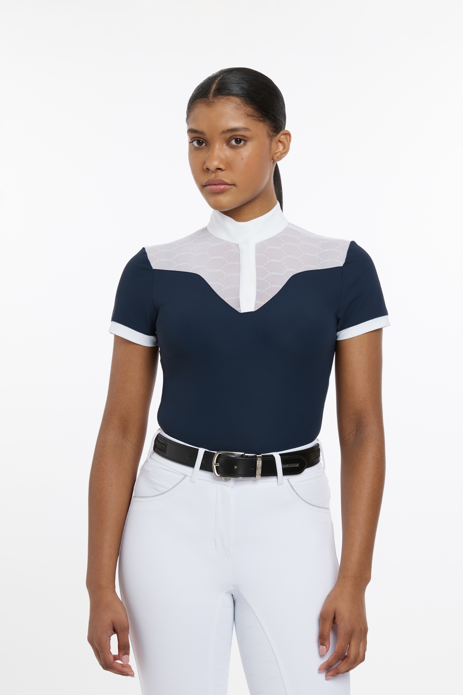 LeMieux Emily kortärmad tävlingsskjorta för kvinnor