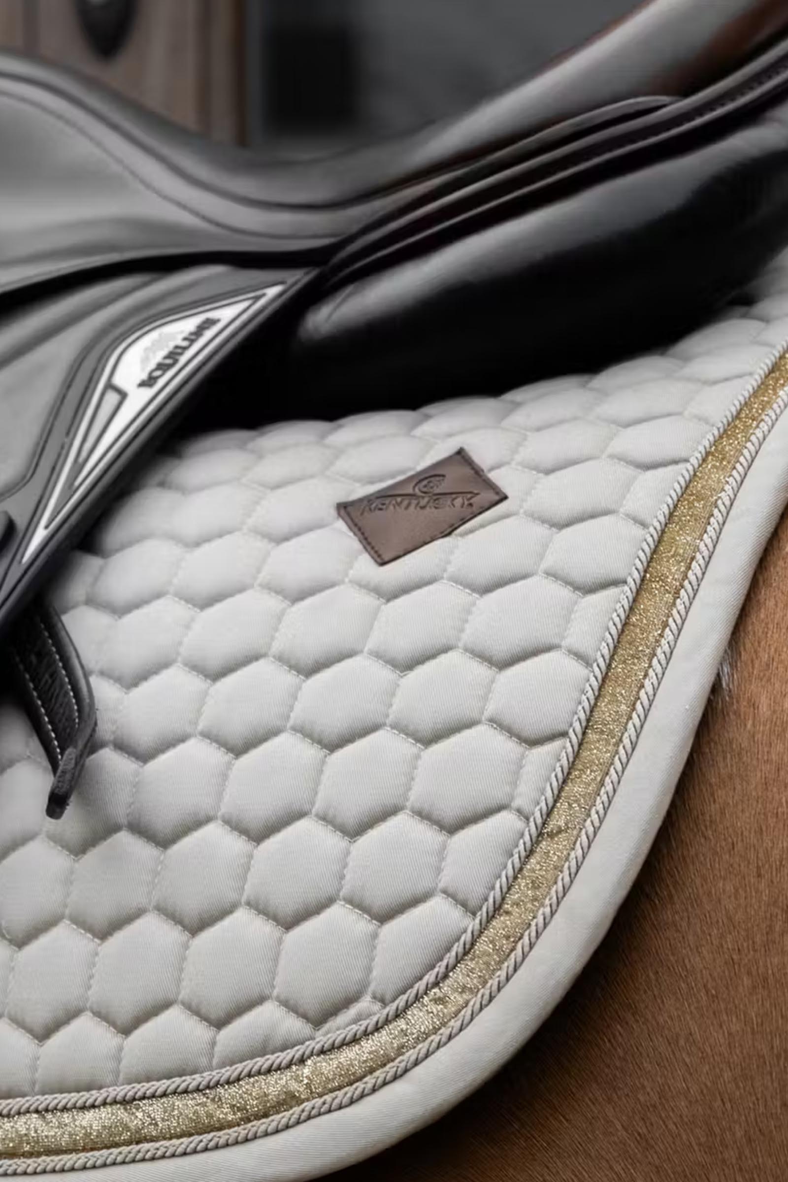 Kentucky Horsewear hoppschabrak med glitterkant  