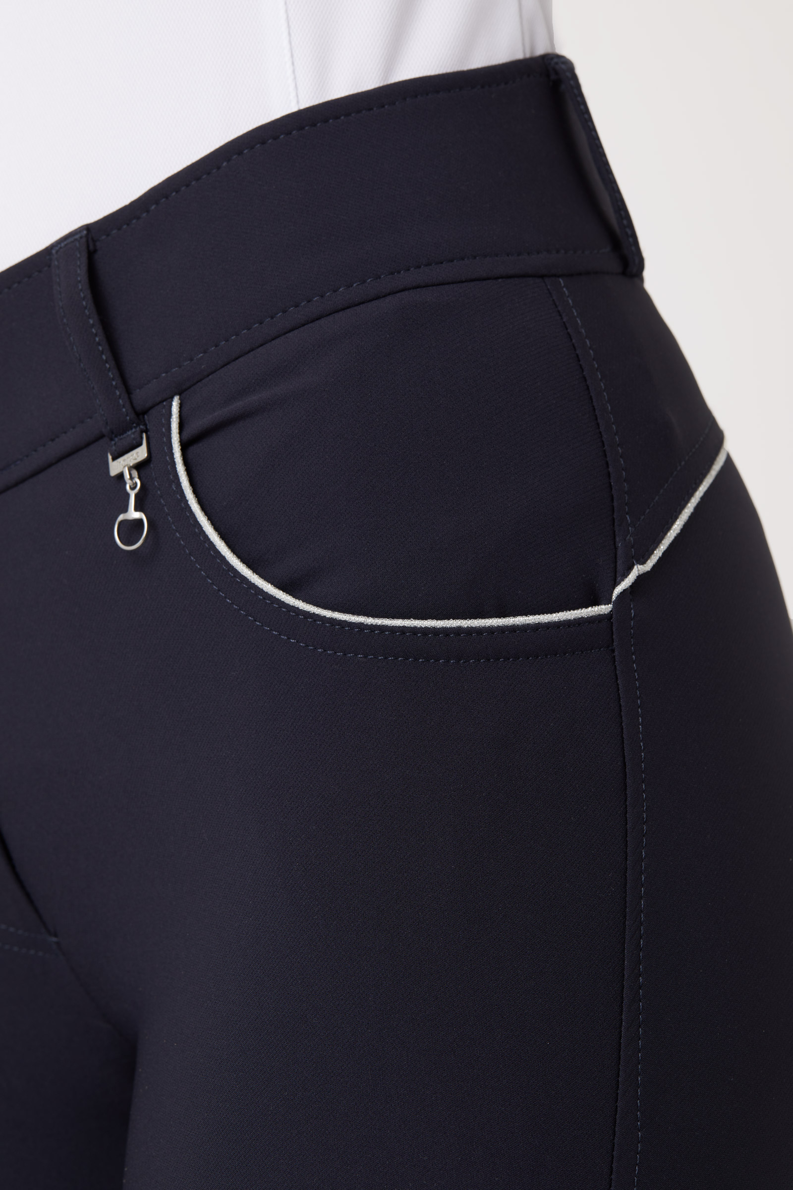 Horze Aubrey ridbyxor med h&ouml;g midja och helskoning i silikon f&ouml;r dam