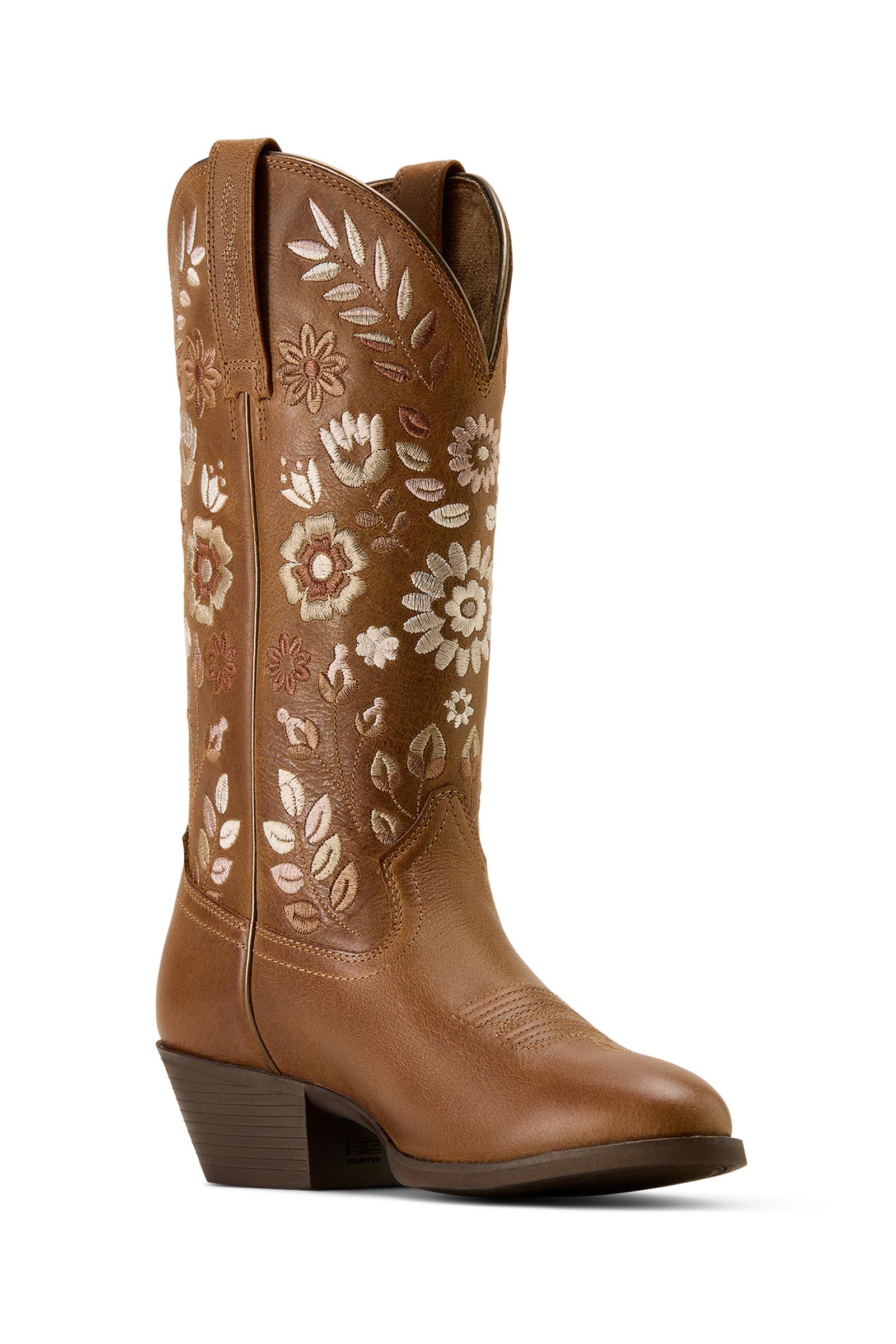 Ariat Dam Heritage Meadow western boots med rund t&aring;