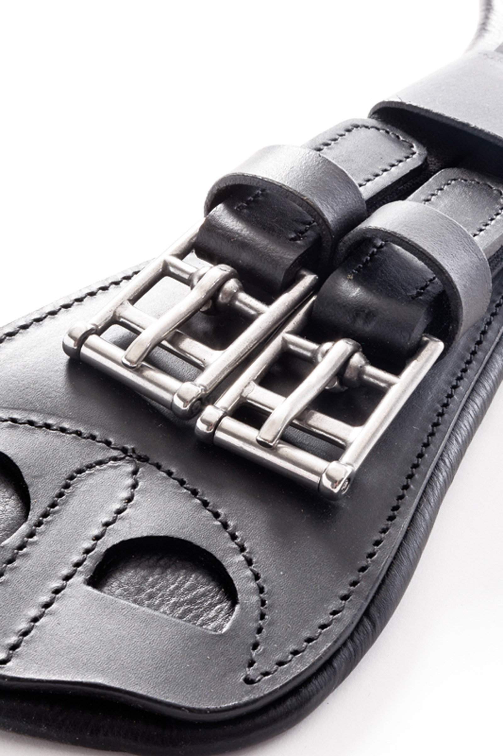 Kavalkade Julius Oljad Läder Kort Gjord med Elastik