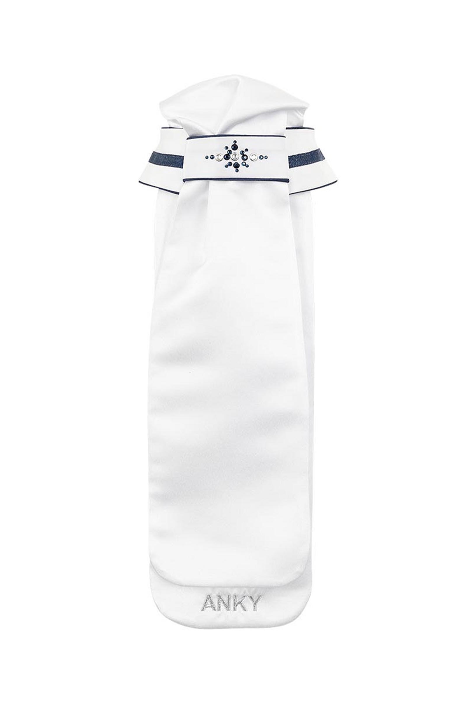 White/Navy ANKY Competition DeLuxe Damplastrong med Stenar