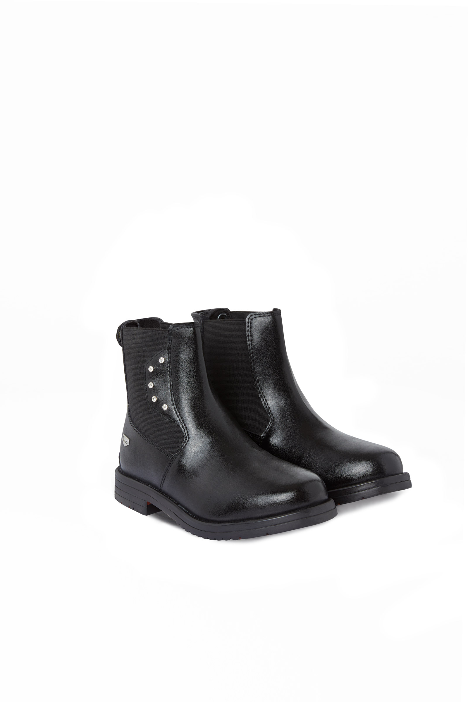 Horze Portland Jodhpur boots f&ouml;r barn med kristaller