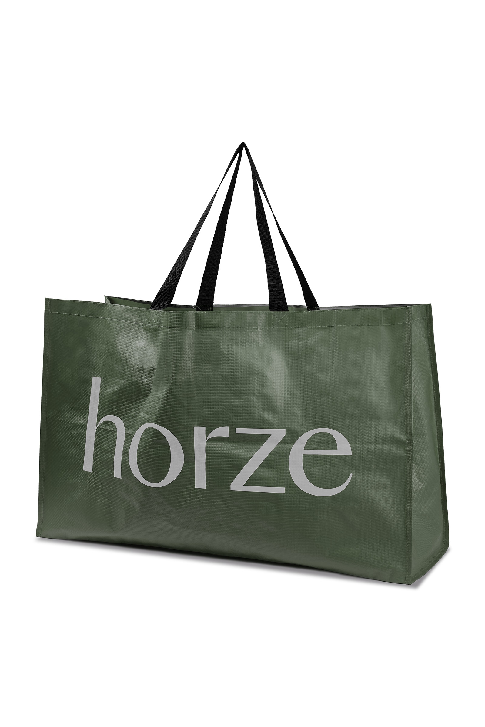 Dark Green Horze stor shoppingväska