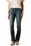 Ariat R.E.A.L. Mid Rise Stretch Icon Stackable Straight Leg Mid-rise stretch jeans f&ouml;r dam med raka ben
