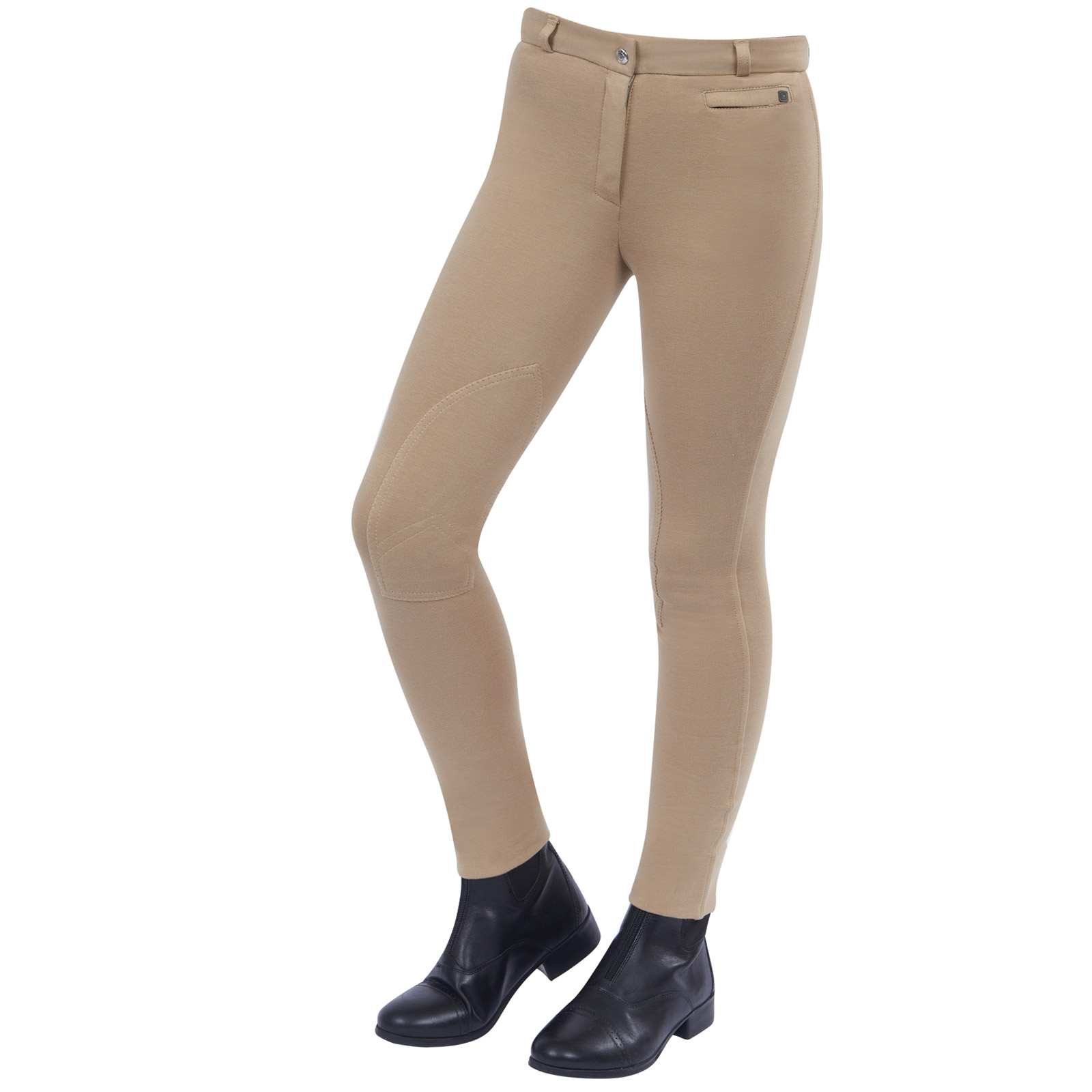 Dublin Supa-fit kn&auml;skodda jodhpurs med dragkedja, Junior