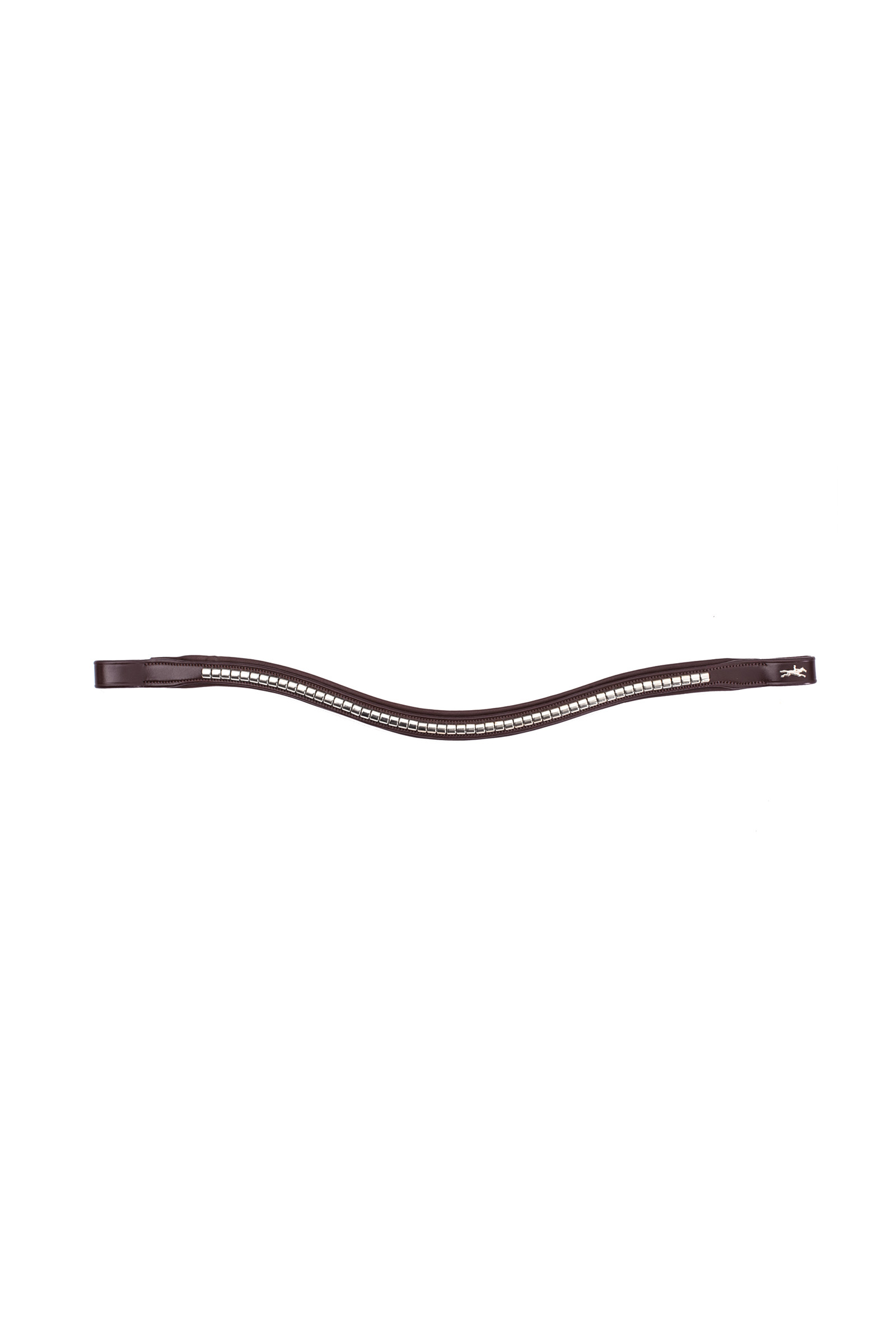 Dark Brown/Silver Schockemöhle Sports Select clincher-pannband