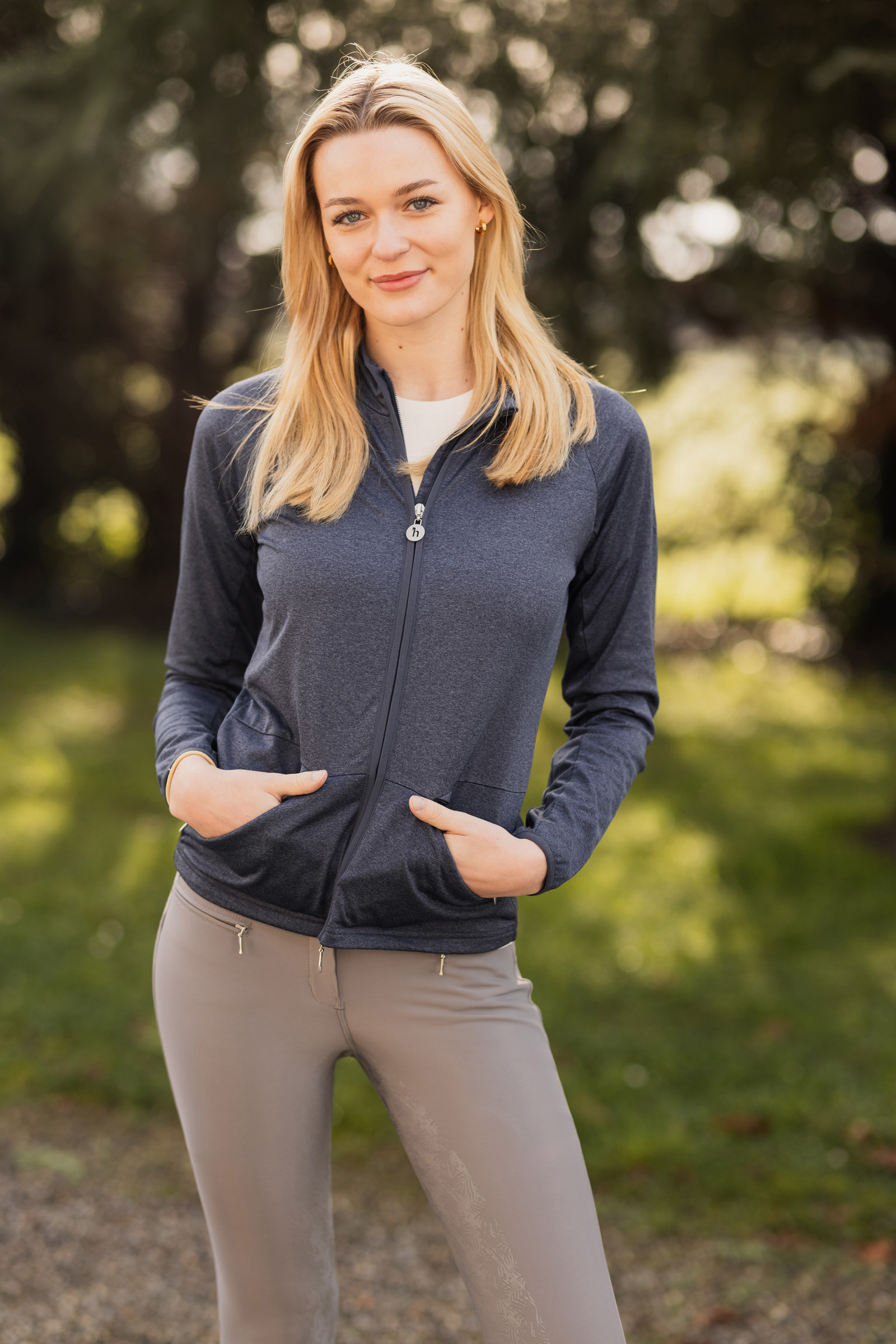 Horze Alice funktionell ridjacka f&ouml;r tr&auml;ning, damstorlek