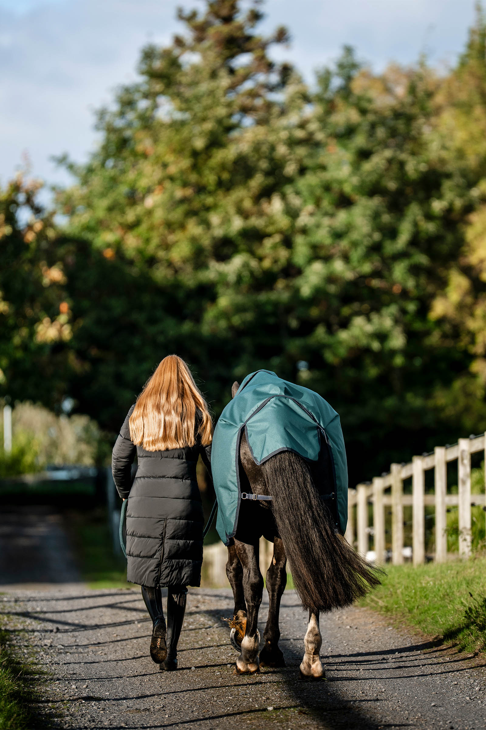 Horseware Verve l&aring;ng vadderad damkappa