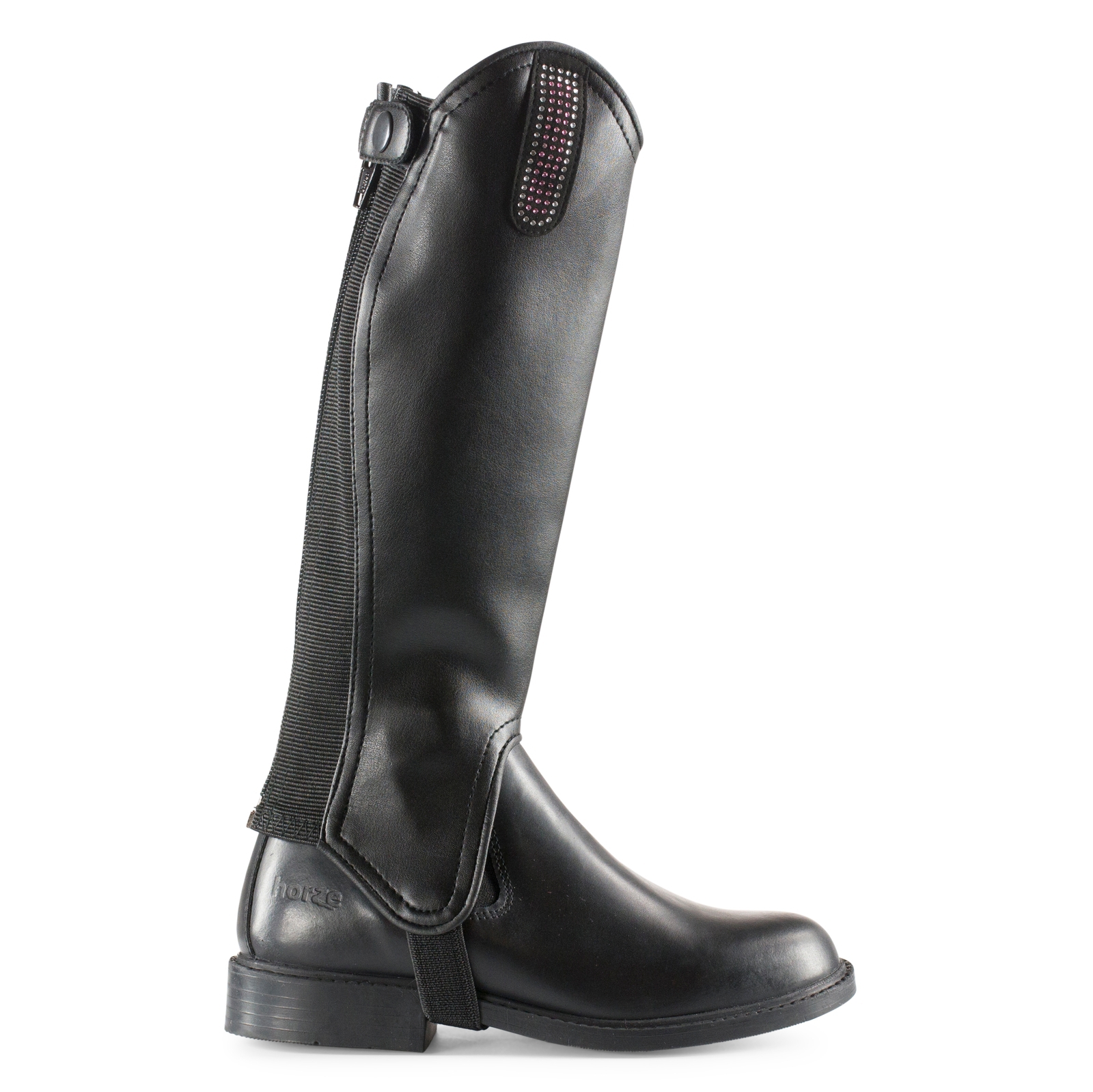 Horze chaps i PU-läder med bling, barn