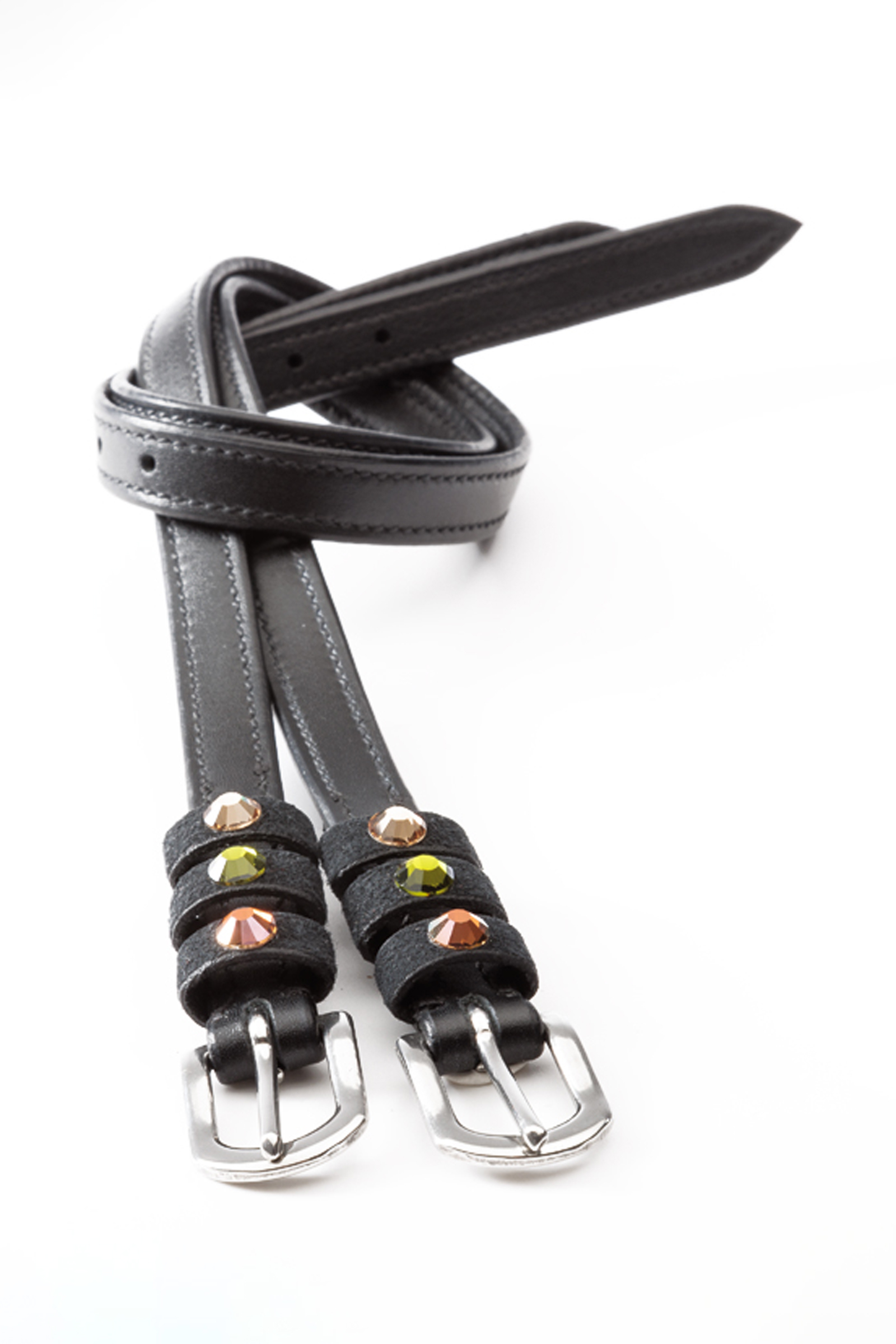 Black/Brown/Orange Kavalkade Seasons Dreams Sporrremmar