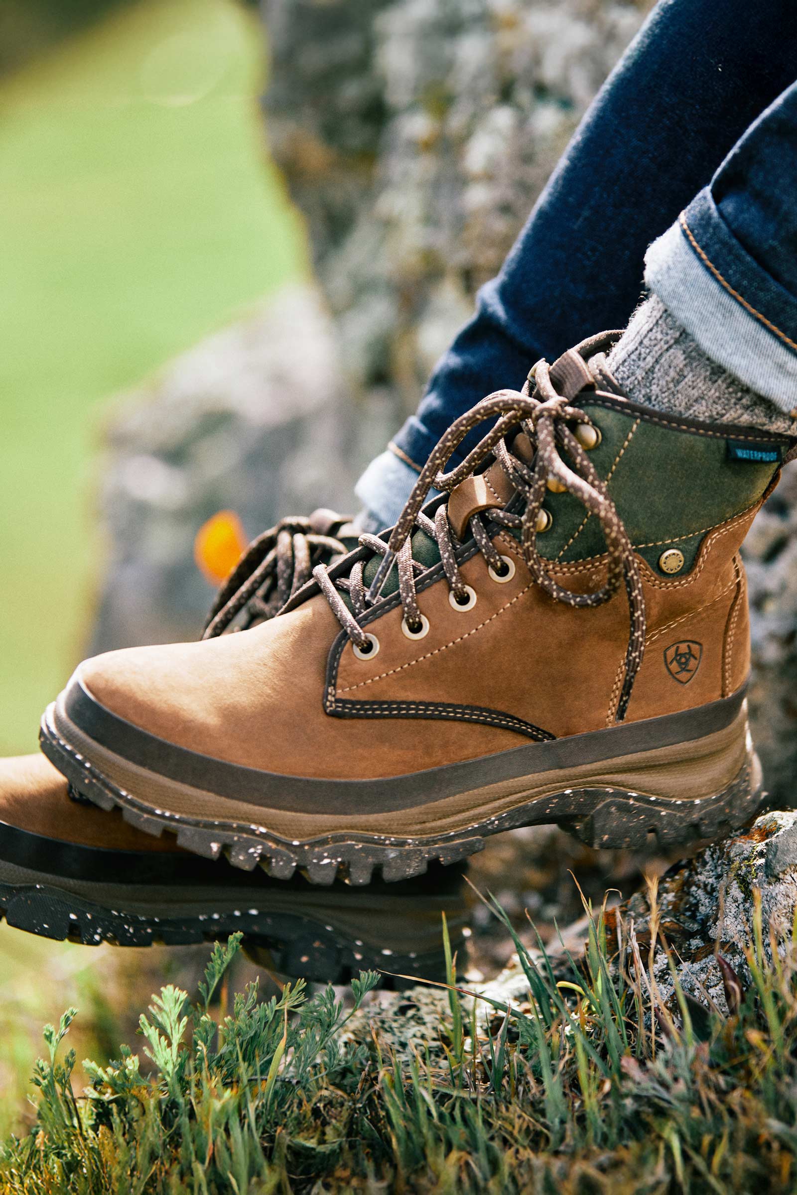 Ariat Moresby H2O dam-vattentäta kängor med snörning