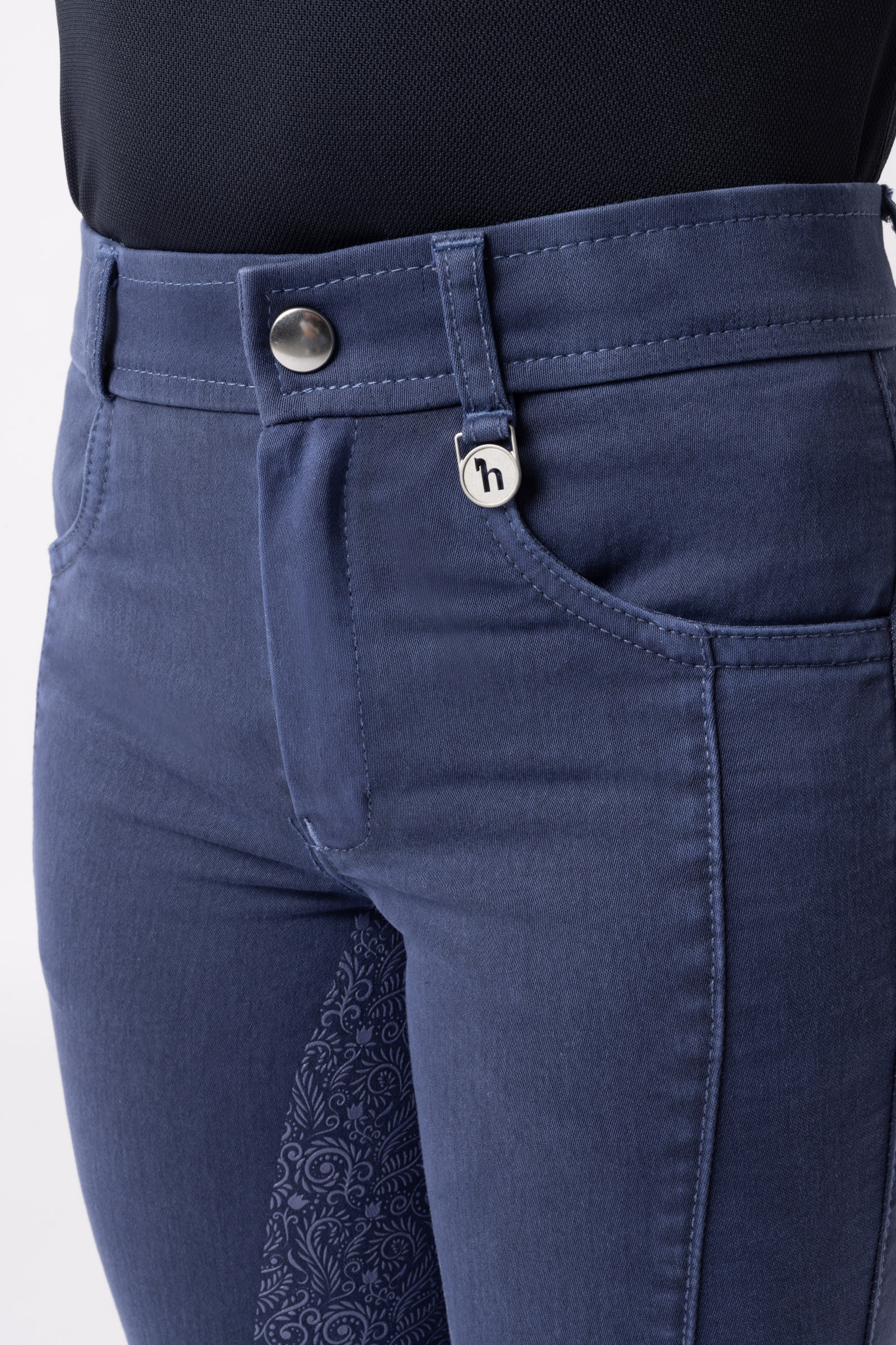 Horze Suki ridbyxor med helskodd, barnstorlek