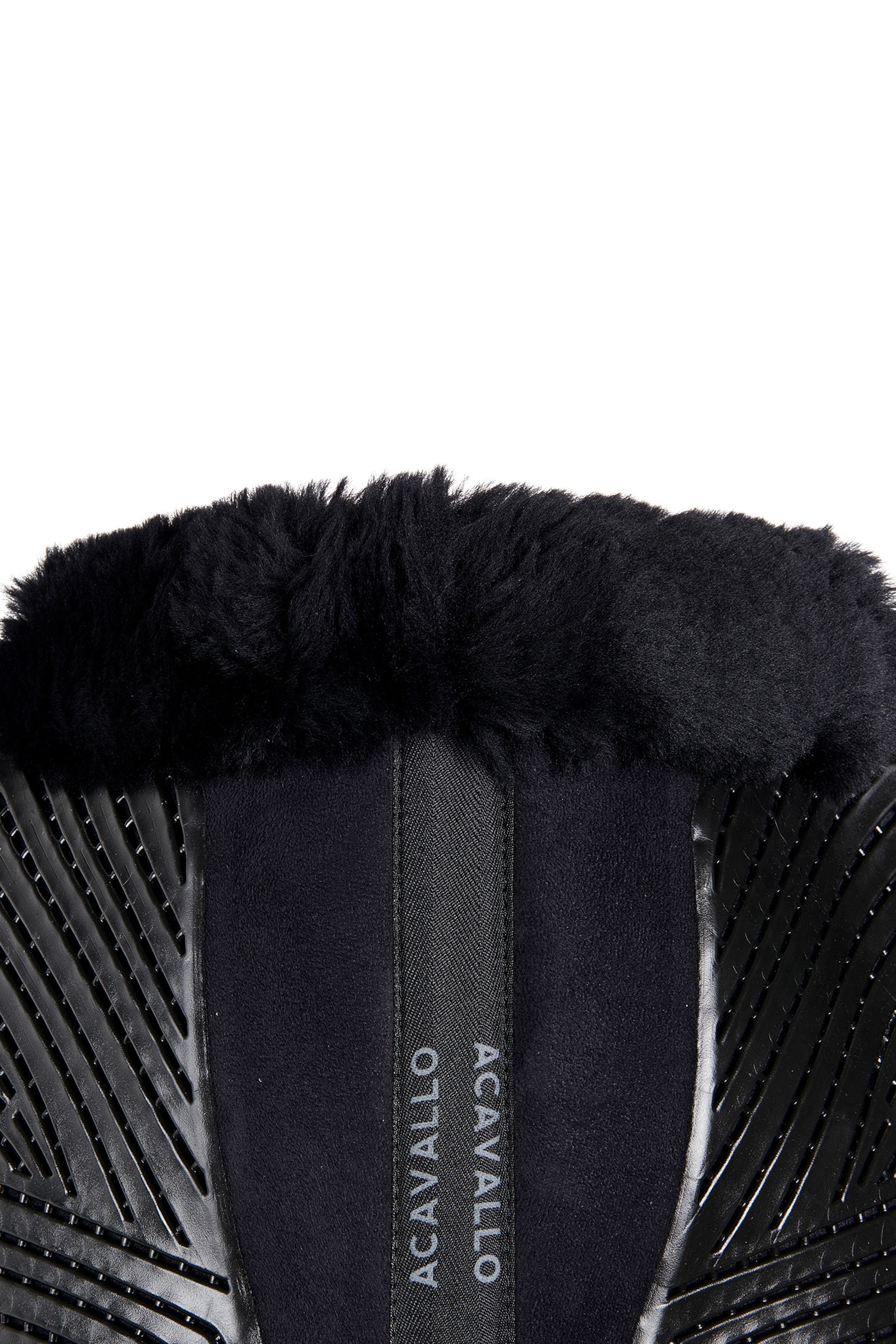 Acavallo Close Contact Gel & Memory Foam Halvpadd med lammskinn