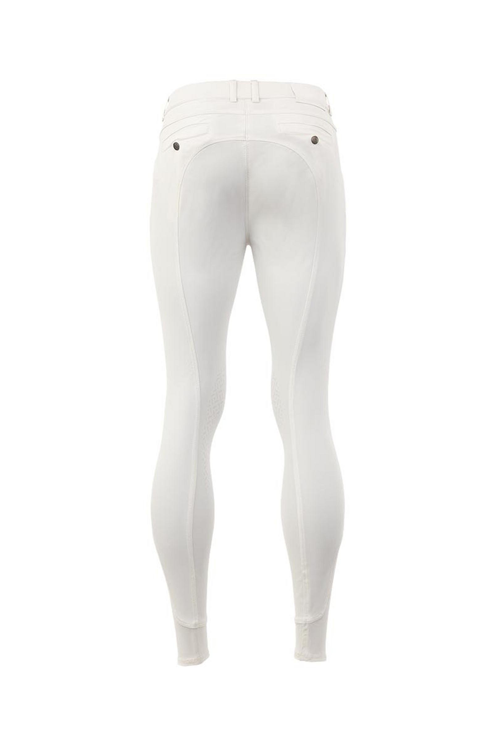 Snow white BR Maikel herr ridbyxor med knee grip i silikon