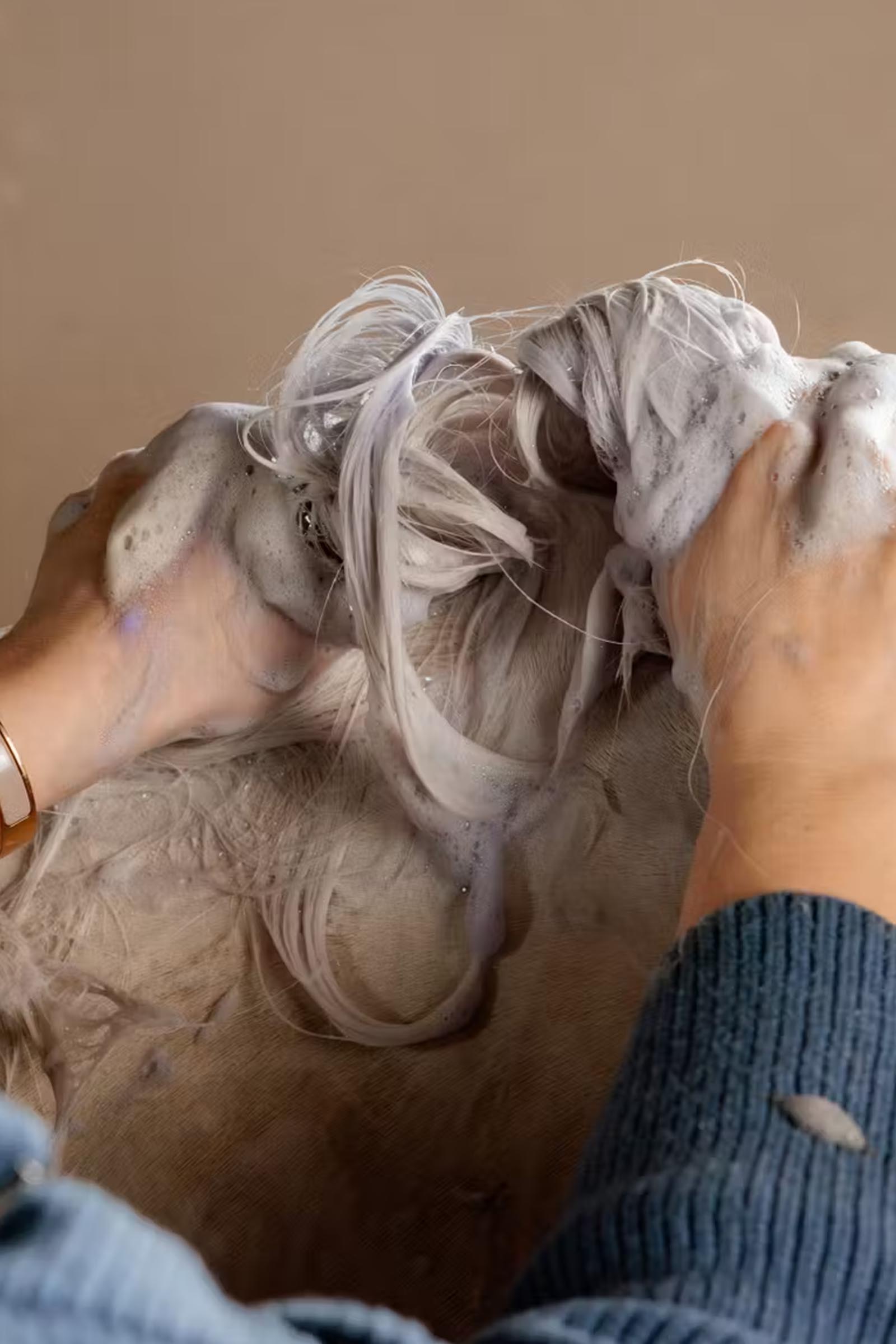 Grooming Deluxe Mandel gloss lila schampo, 500 ml