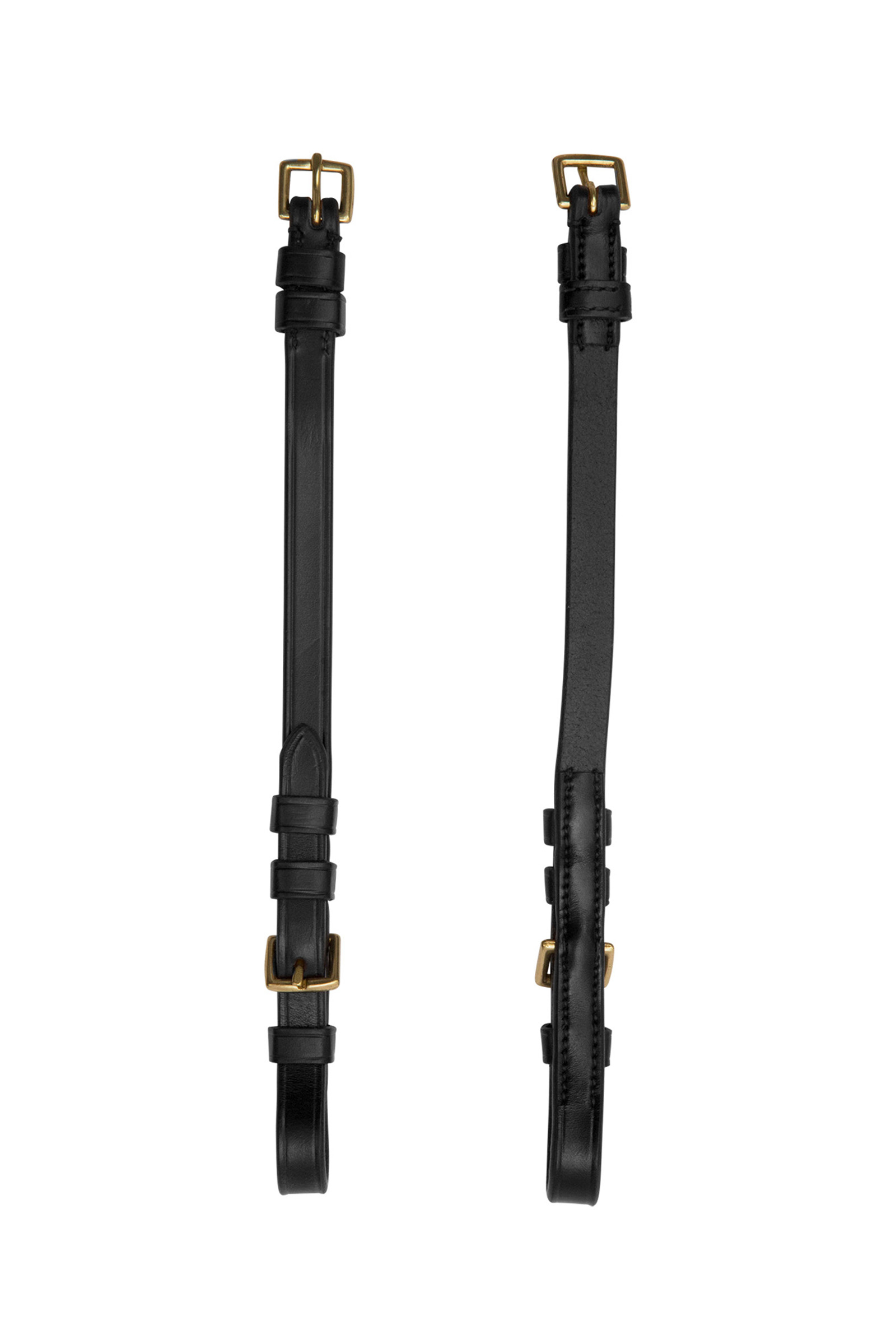 Black/Gold Schockemöhle Sports Cheek Pieces Buckles