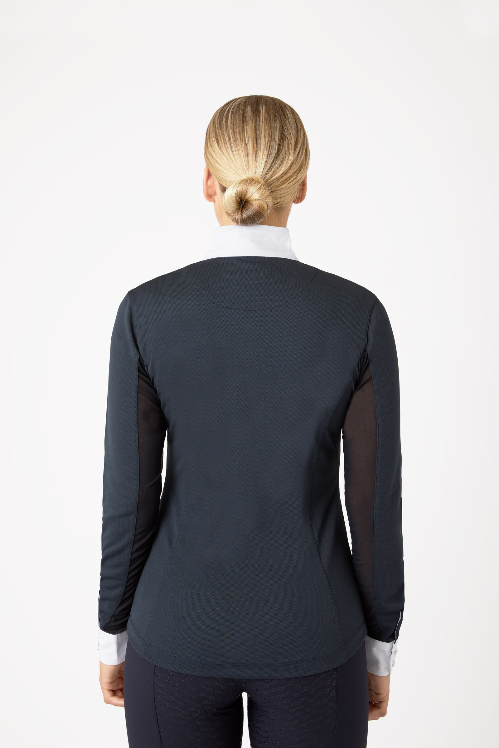 Horze Blaire funktionell t&auml;vlingsskjorta f&ouml;r dam med l&aring;ng &auml;rm