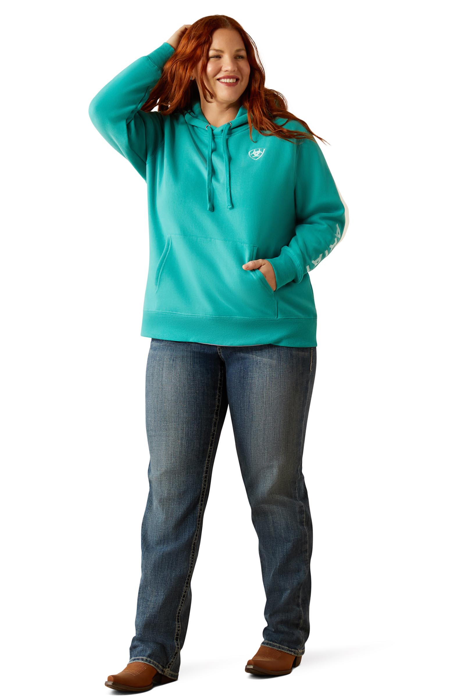 Ariat Logo 2.0 dam huvtröja