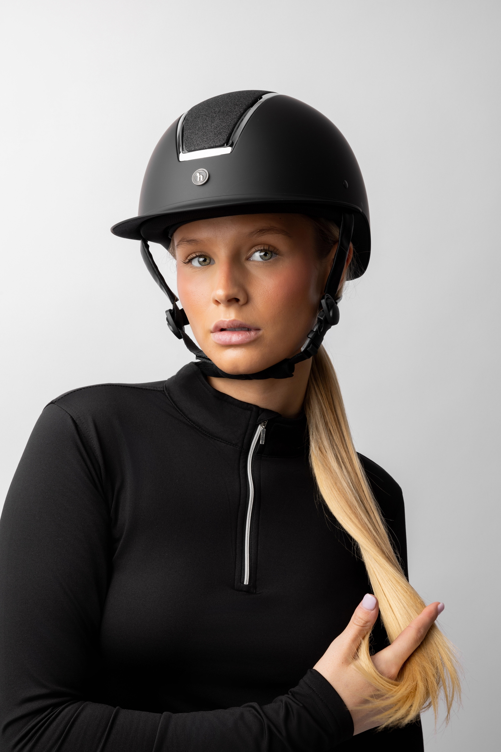 Horze Monarch II Metallic Glitter ridhjälm