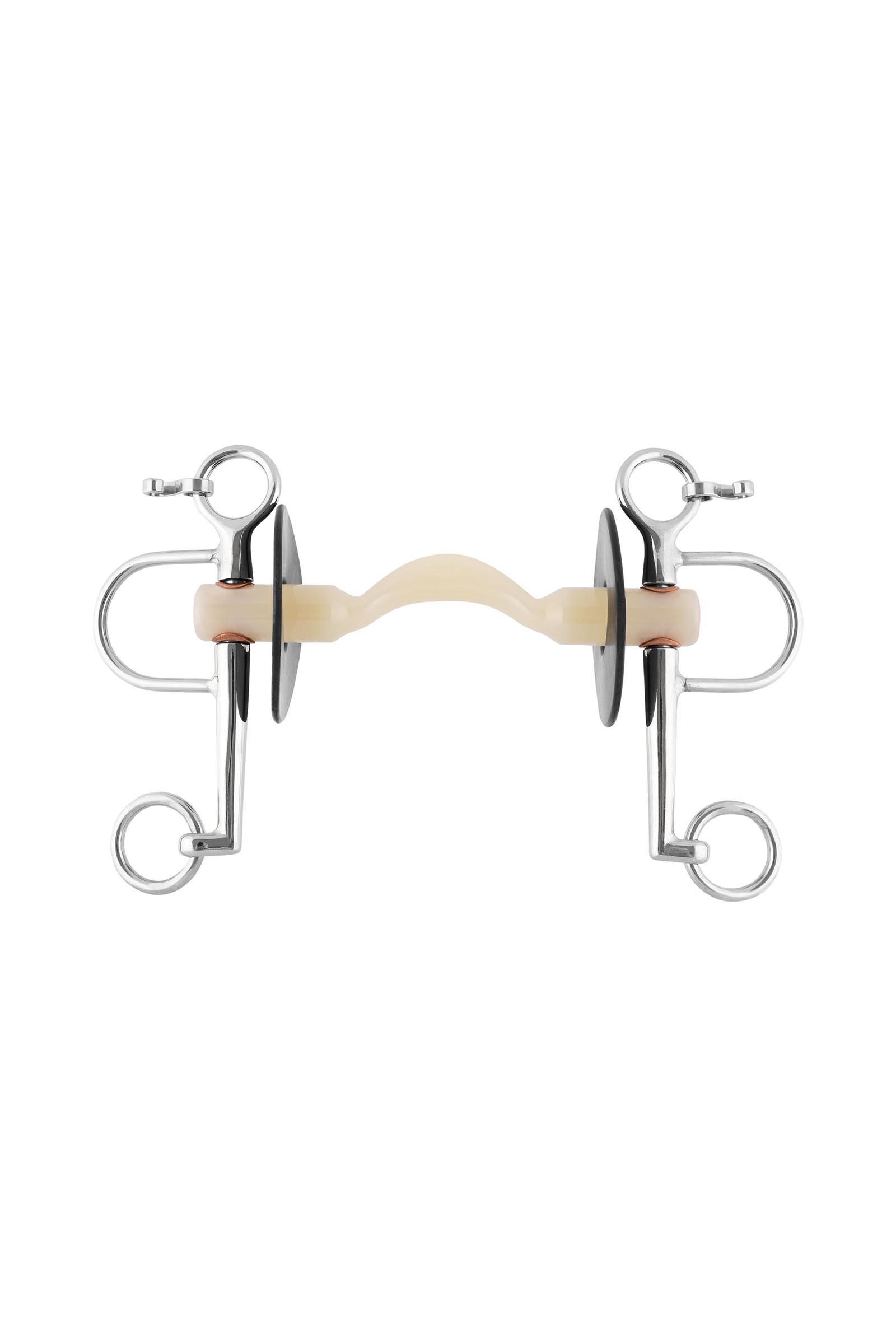 Sprenger Nathe rakt pelhambett 20 mm, Soft med port och långa skänklar (nederskänkel 7 cm ringar)