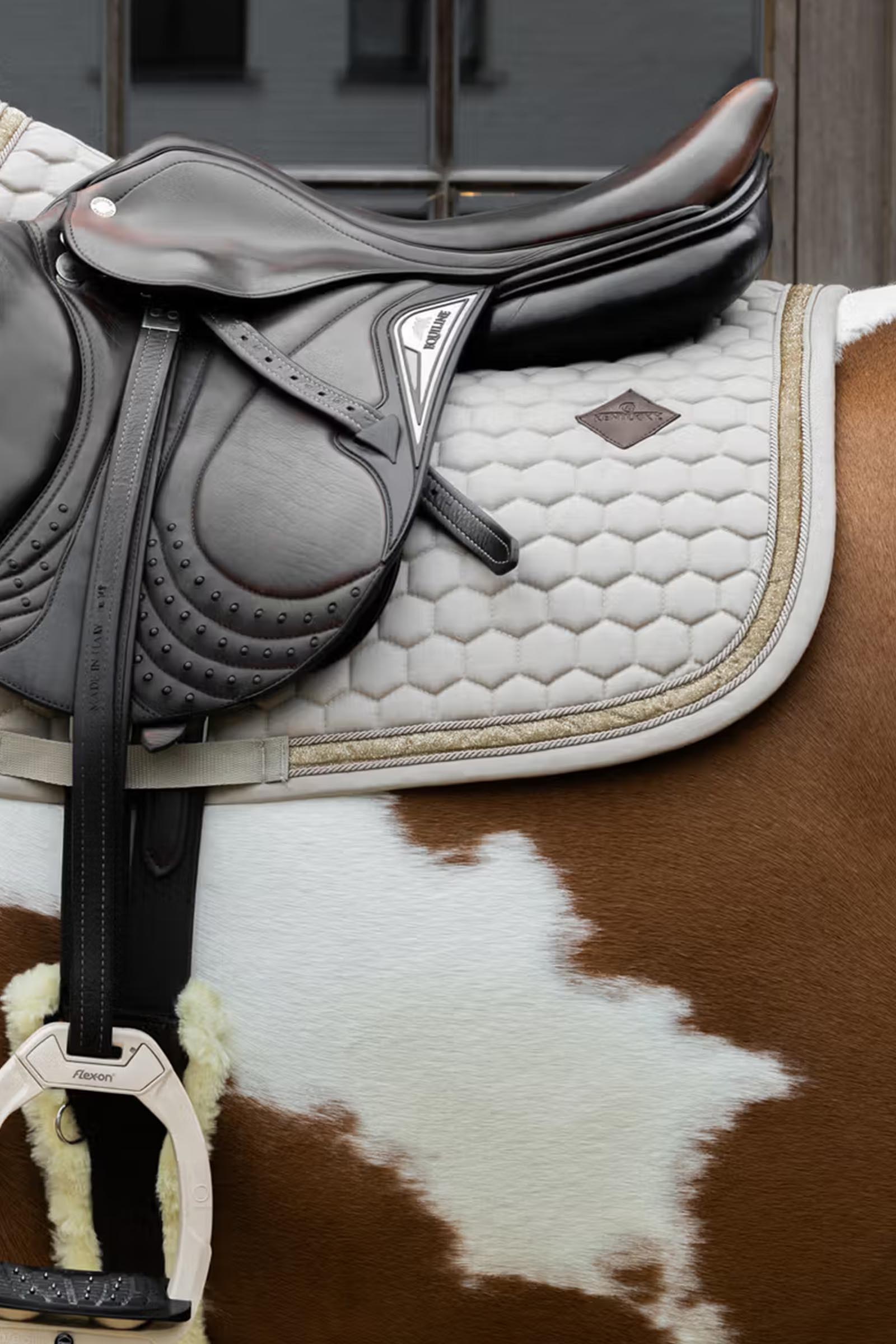 Kentucky Horsewear hoppschabrak med glitterkant  