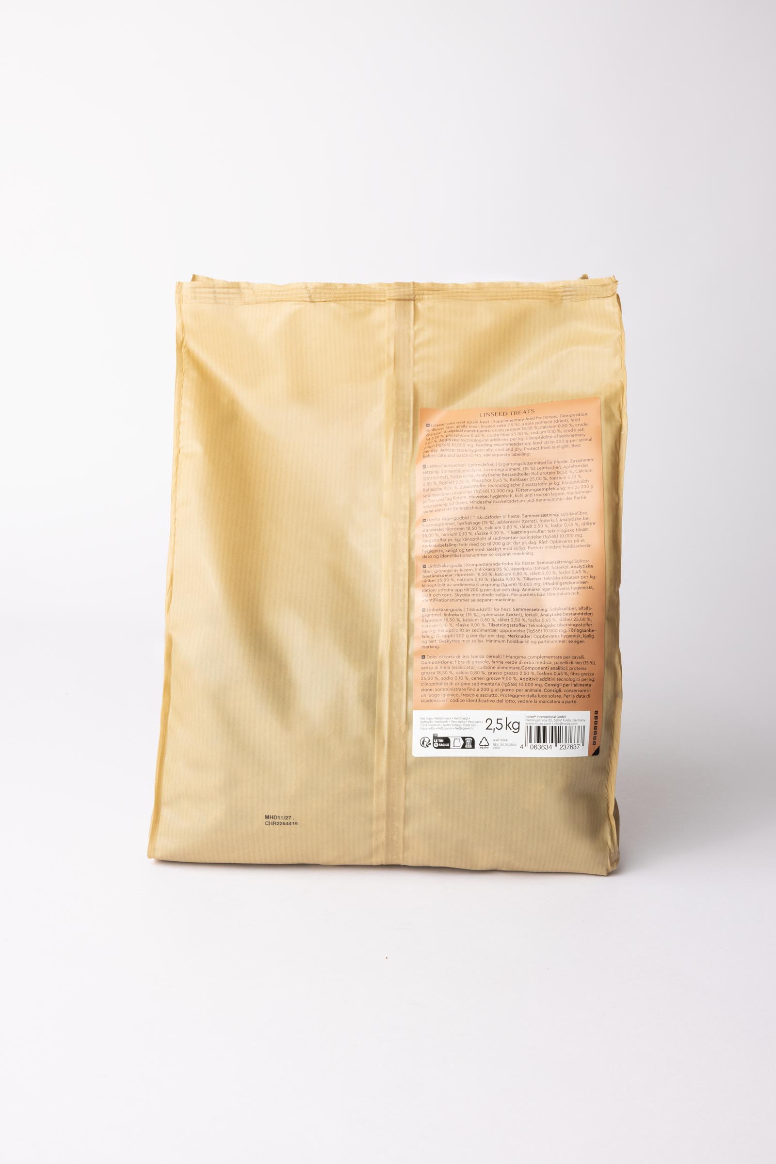 Horze Biscuits spannm&aring;lsfri, h&auml;stgodis 2,5 kg