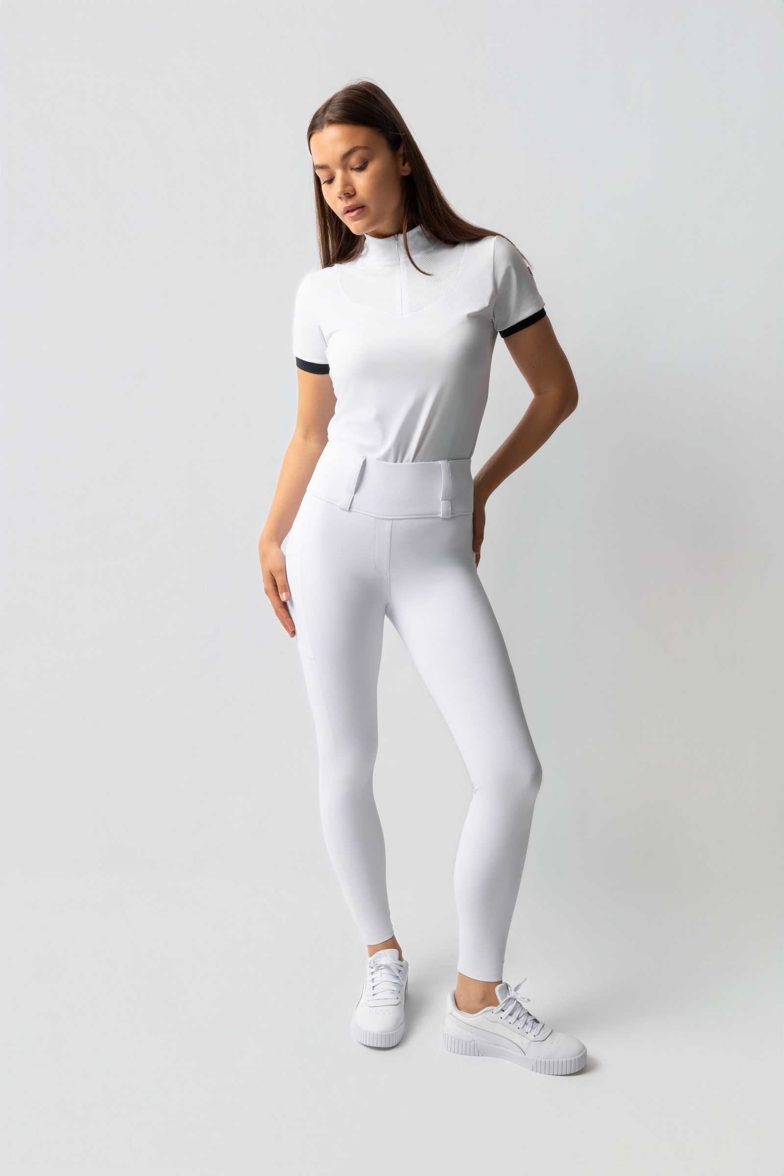 Horze Anya ridtights för dam med helskodd i silikon UPF 50+