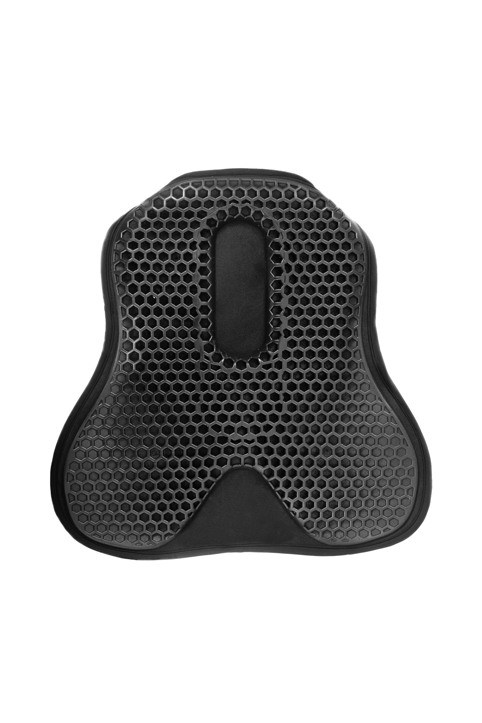 Black Acavallo Ortho-Coccyx s&auml;tes&ouml;verdrag hoppning Hexa Gel-Out Dri-Lex, 20 mm  