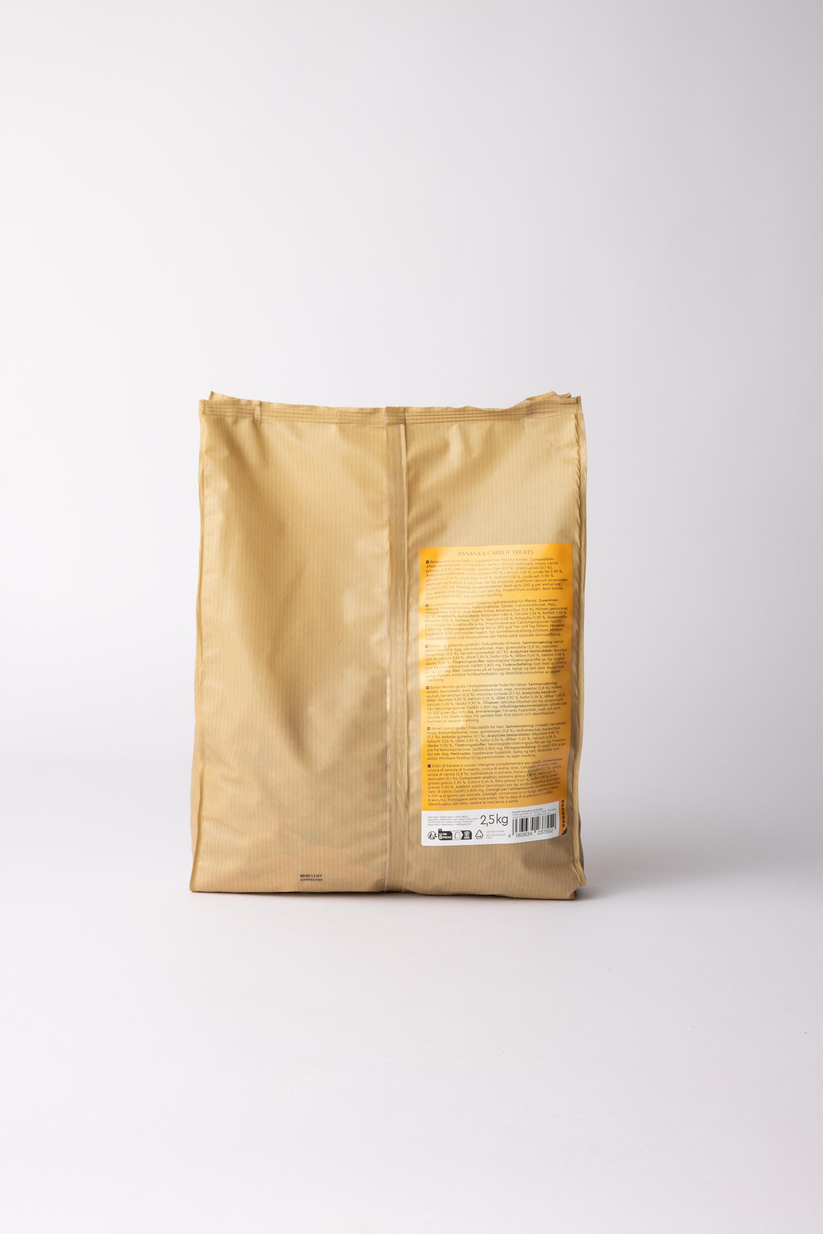 Horze Biscuits Banan & Morot, h&auml;stgodis 2,5 kg