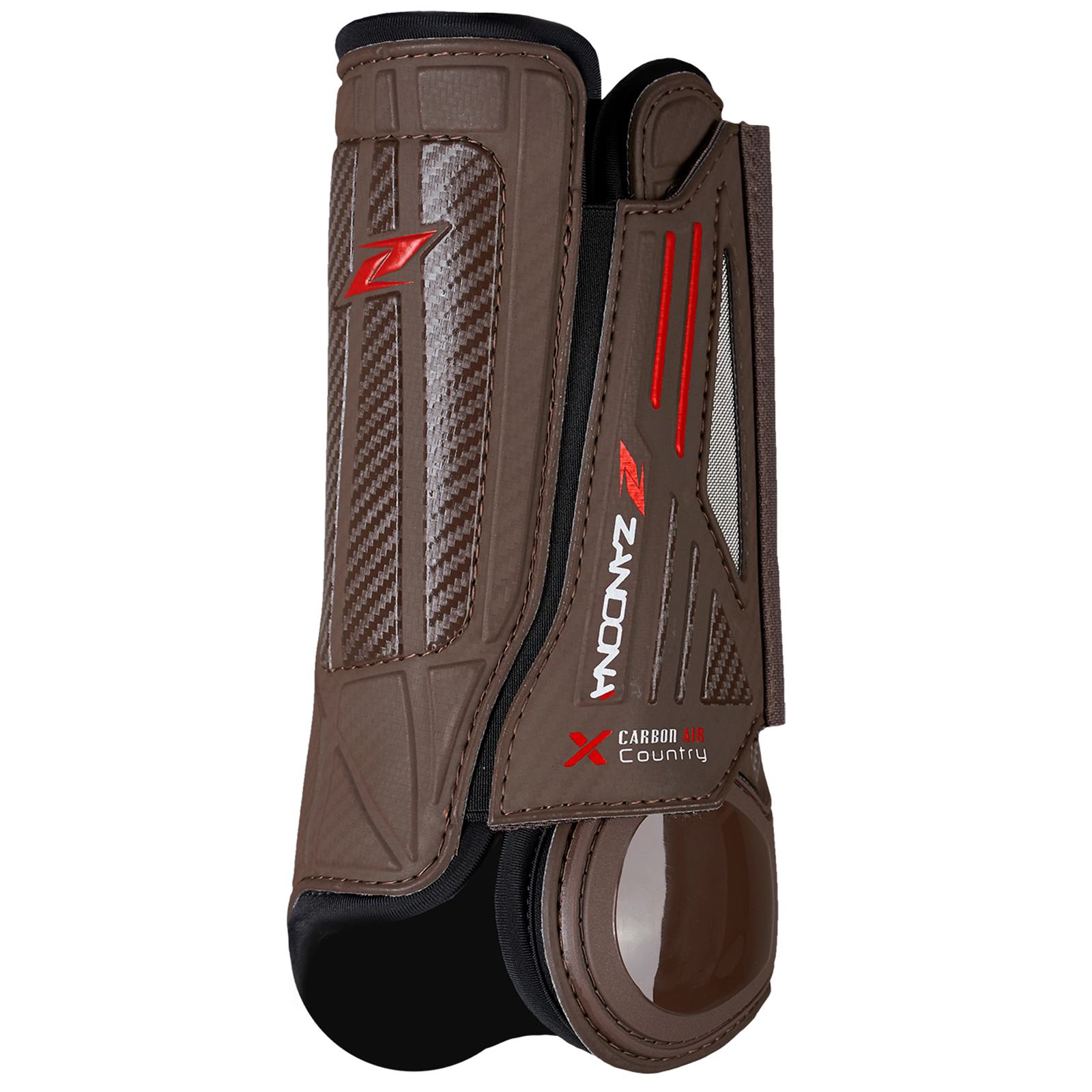 Brown Zandona Carbon Air X-Country benskydd, fram