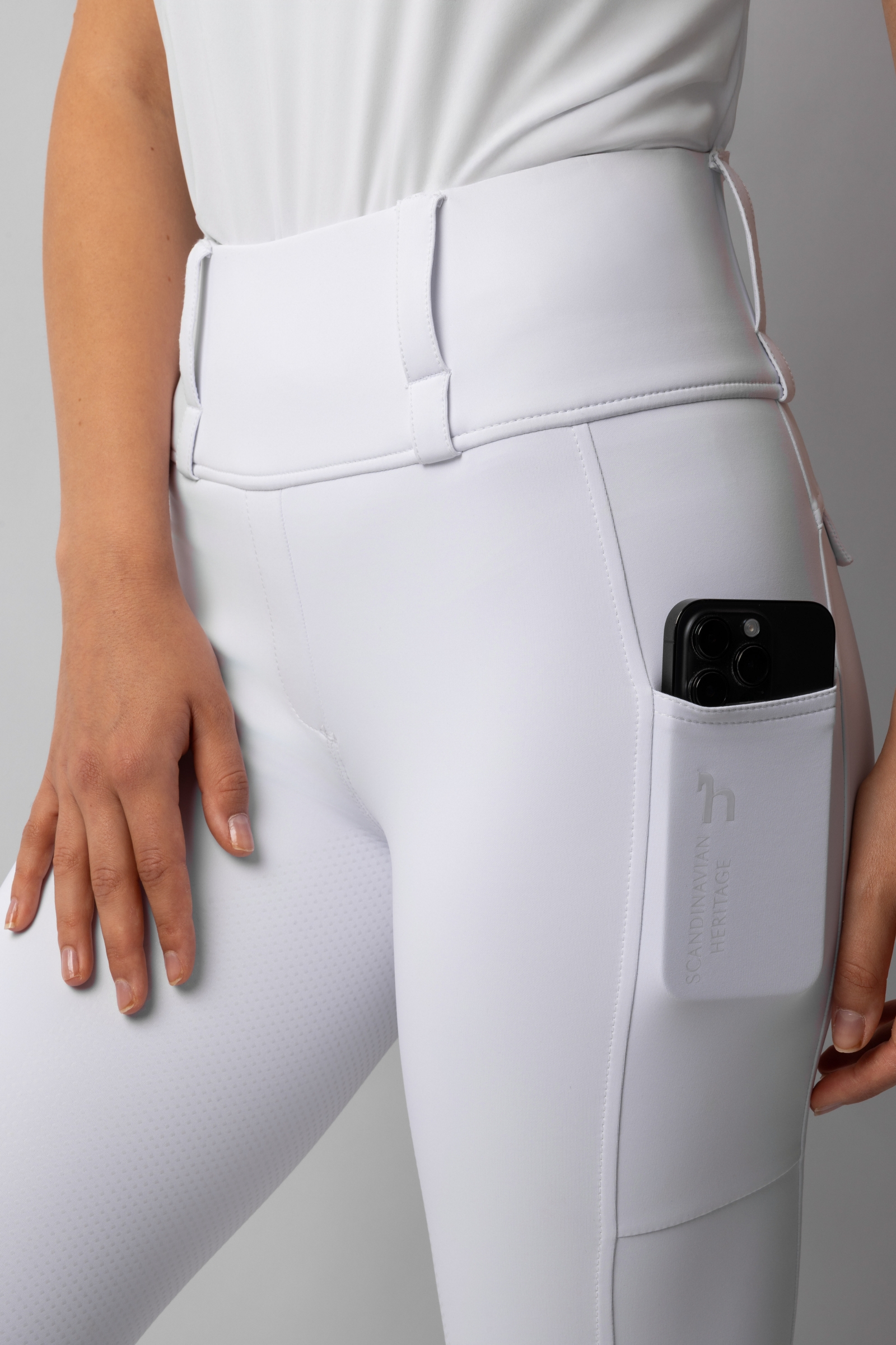 Horze Anya ridtights för dam med helskodd i silikon UPF 50+