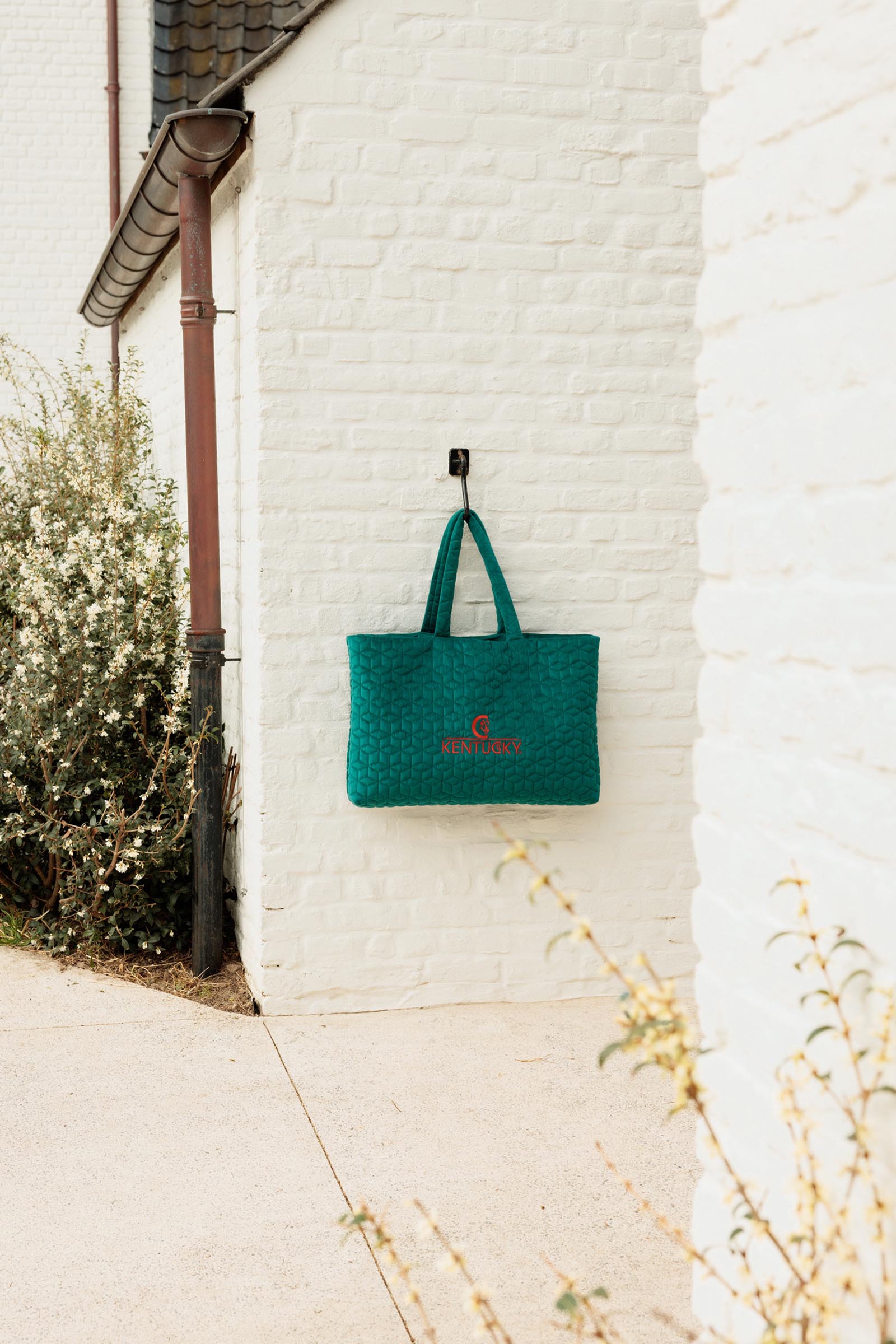 Kentucky Horsewear sammetsv&auml;ska med logotyp  