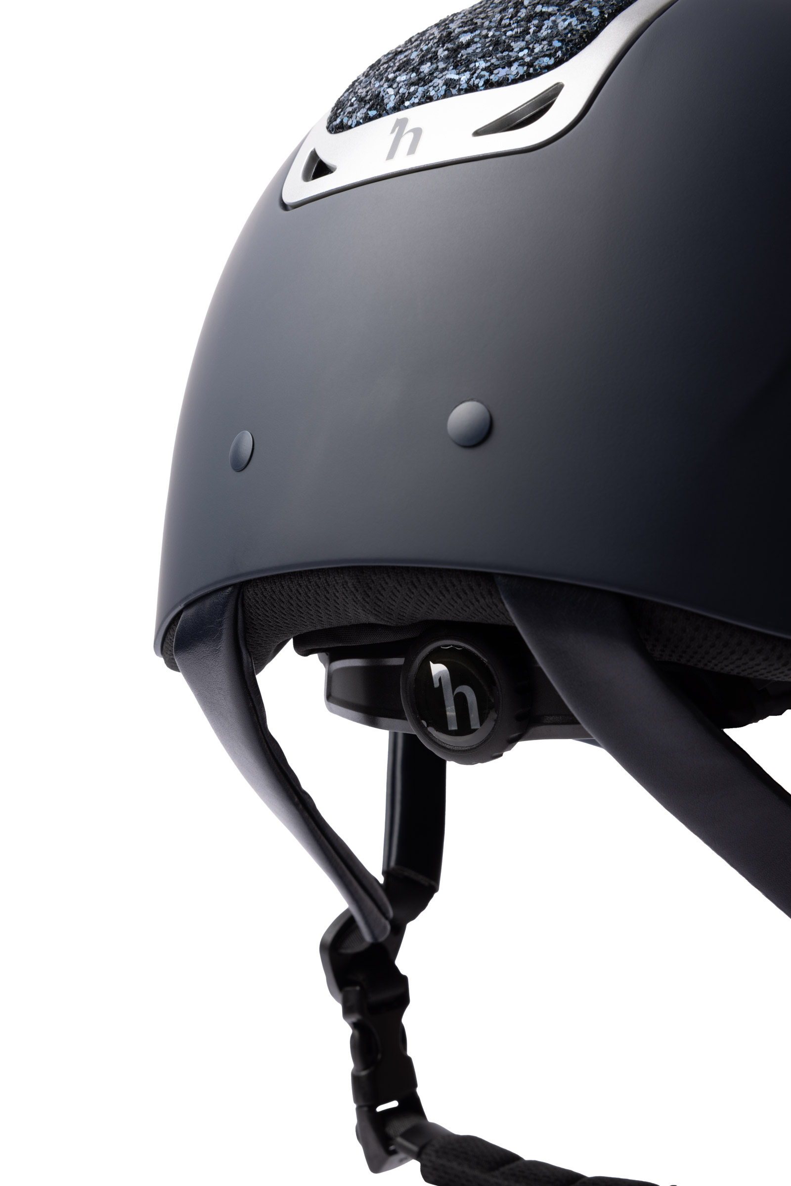 Horze Arix II ridhjälm med kristallprydnad