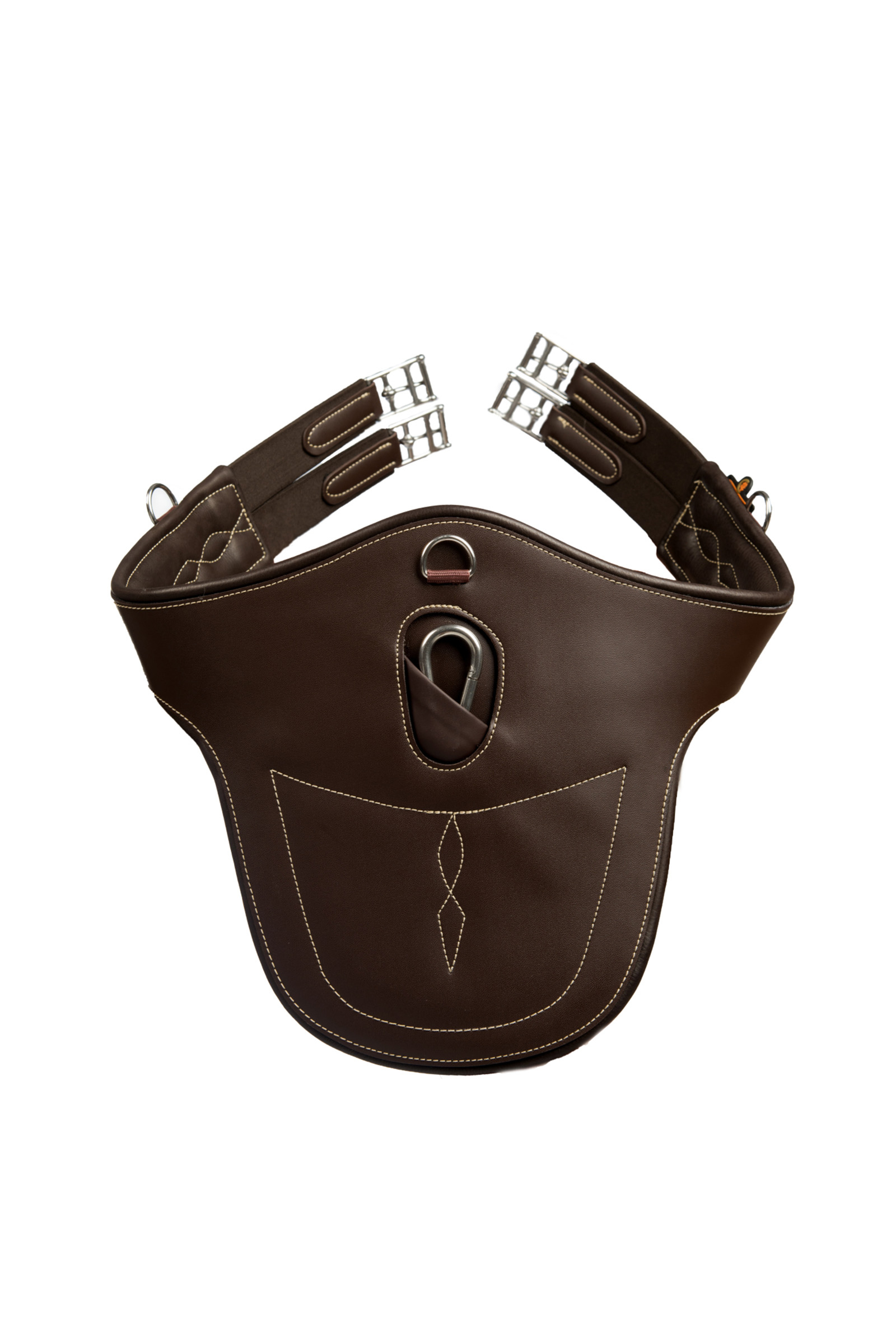 Brown Kentucky Horsewear sadelgjord med magplatta