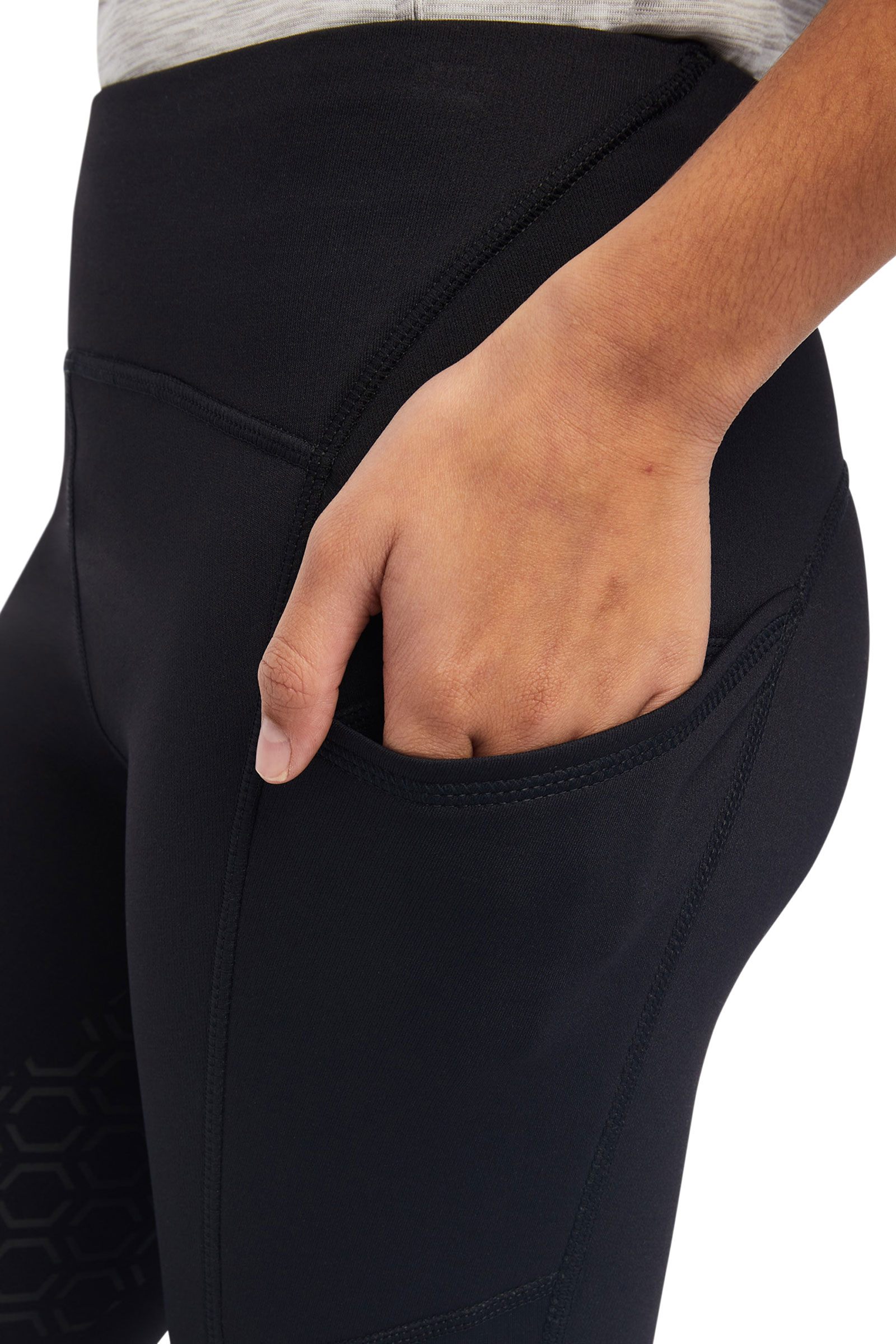 Ariat Venture Thermal Termiska ridleggings f&ouml;r barn med halv grip