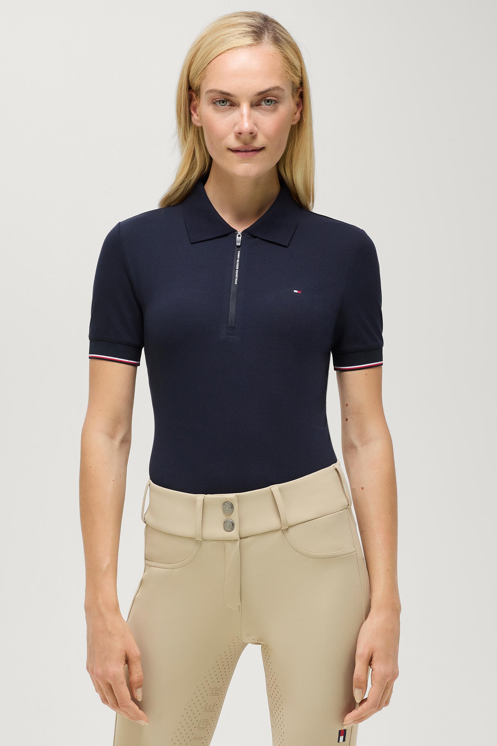 Tommy Hilfiger Equestrian Anaheim pik&eacute;tr&ouml;ja f&ouml;r dam med dragkedja