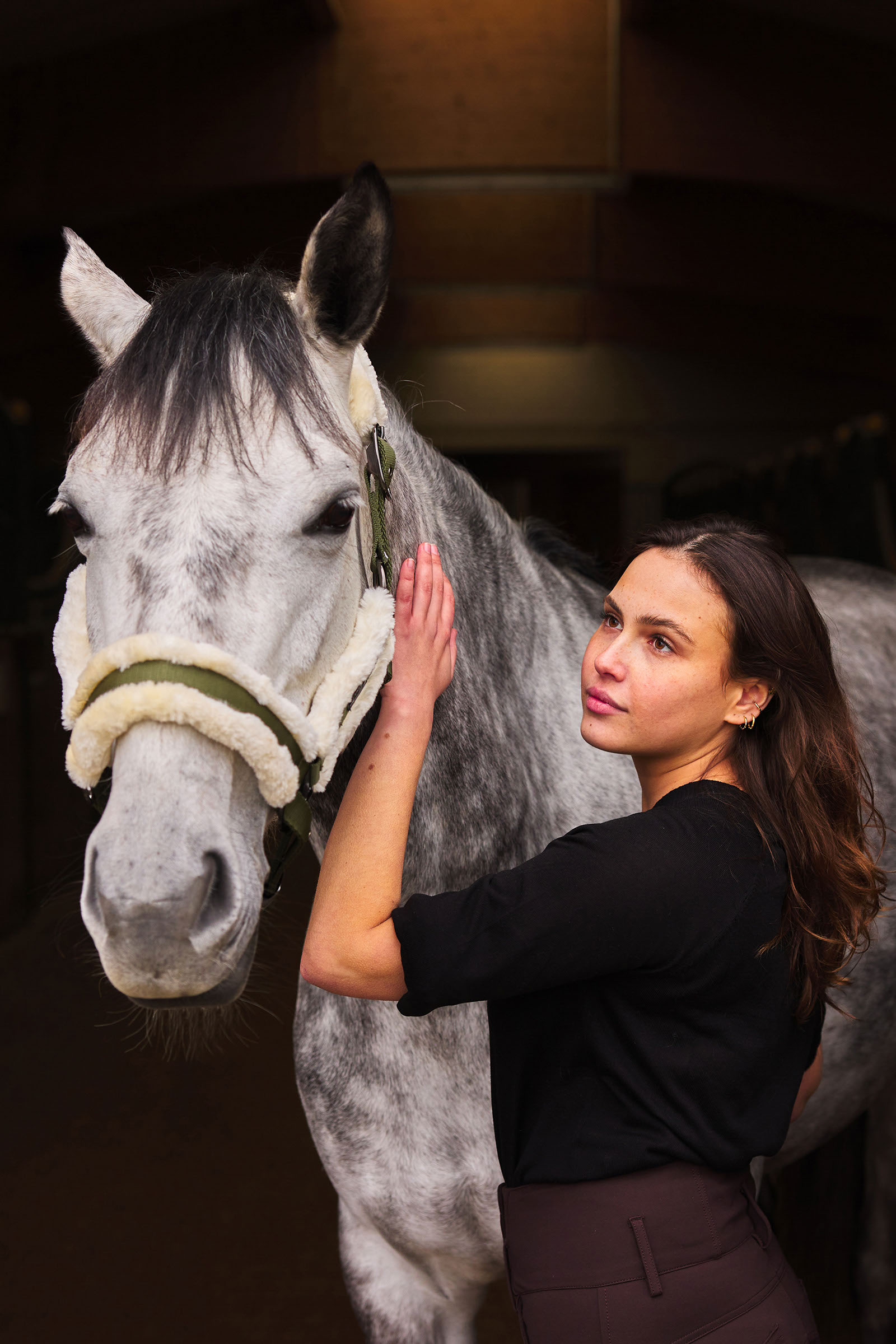 Horze Marquess grimma med foder i fuskpäls