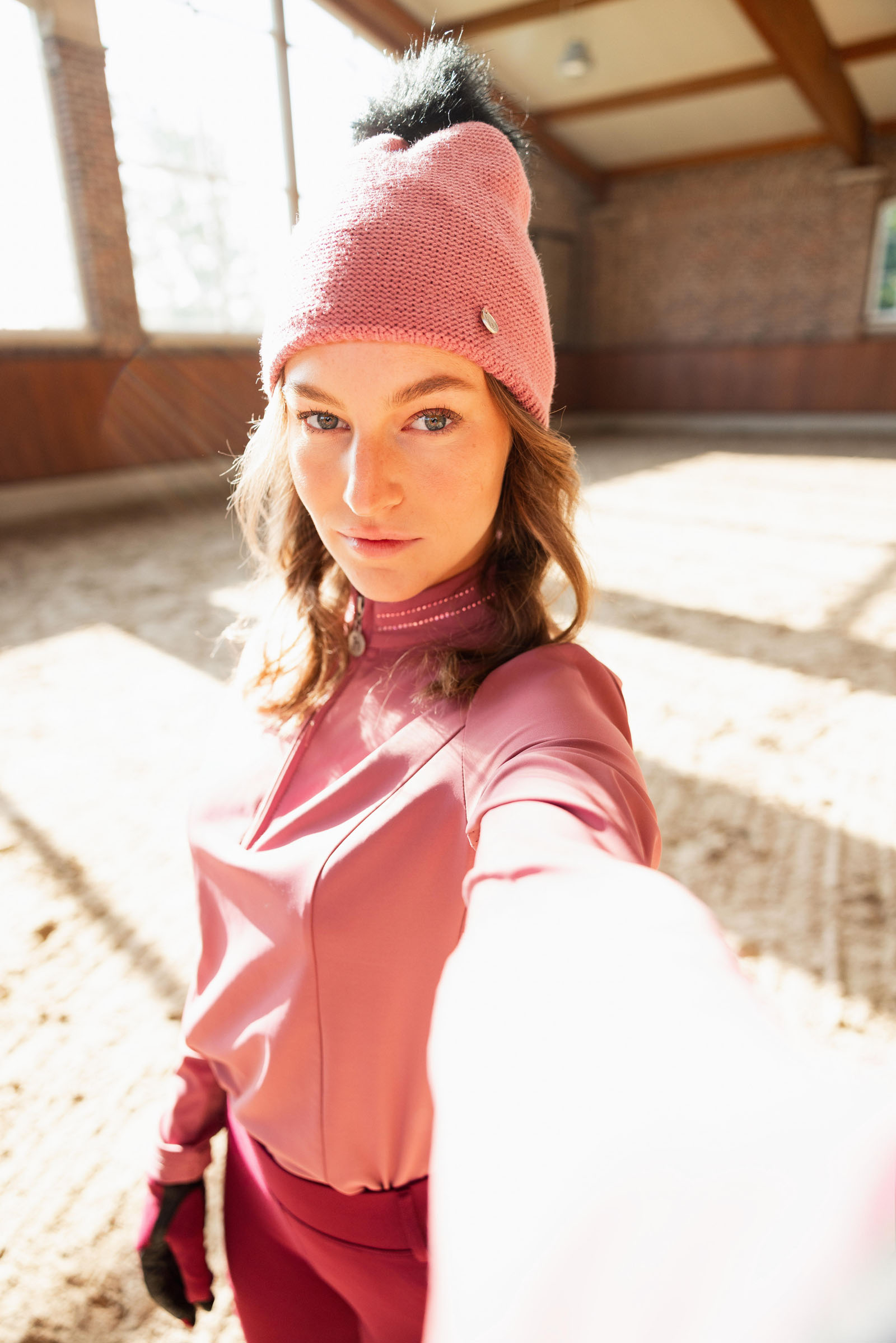 Horze Haze Stickad Mössa