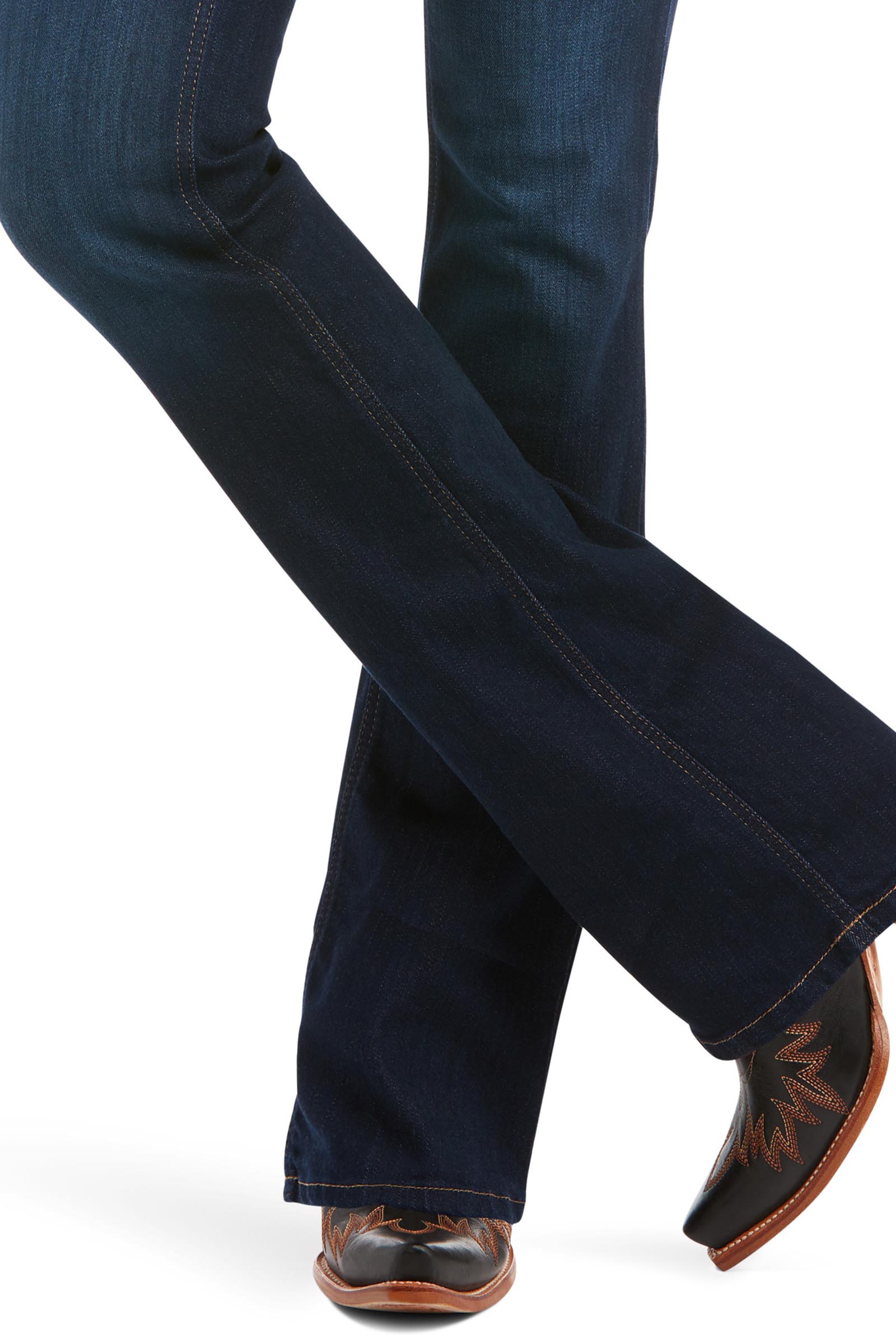 Ariat Real High Rise Ballary Boots Cut High-rise bootcut-jeans f&ouml;r dam