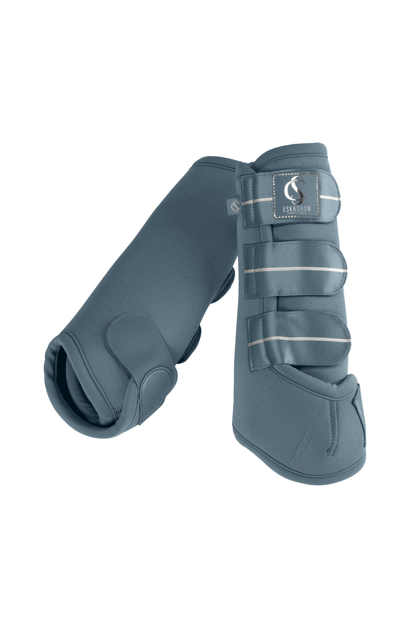 steel blue Eskadron Classic Sports SS25 Pro Dressage senskydd, fr&auml;mre