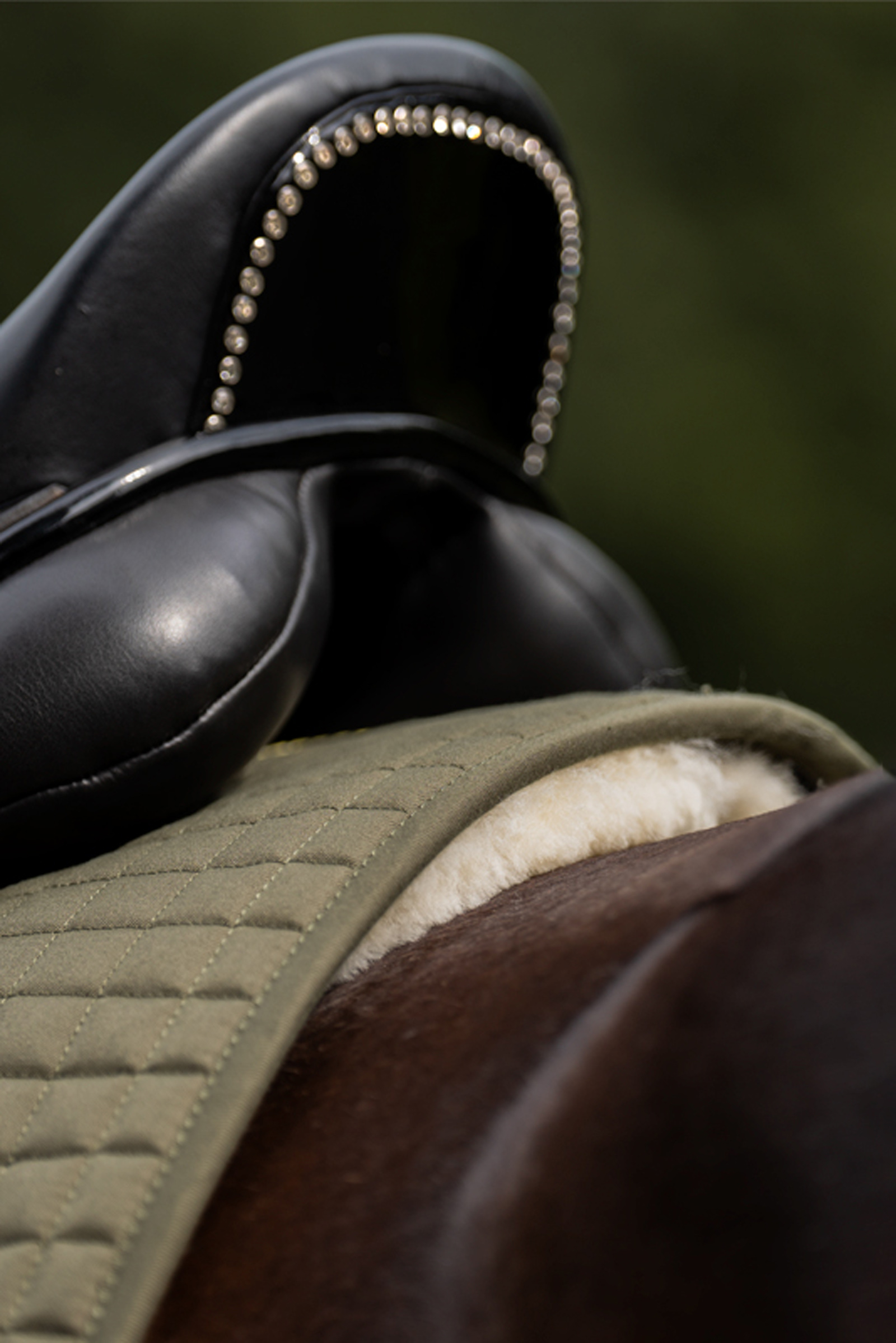 Kavalkade Lammull Sadelunderlag med Inre Fickor