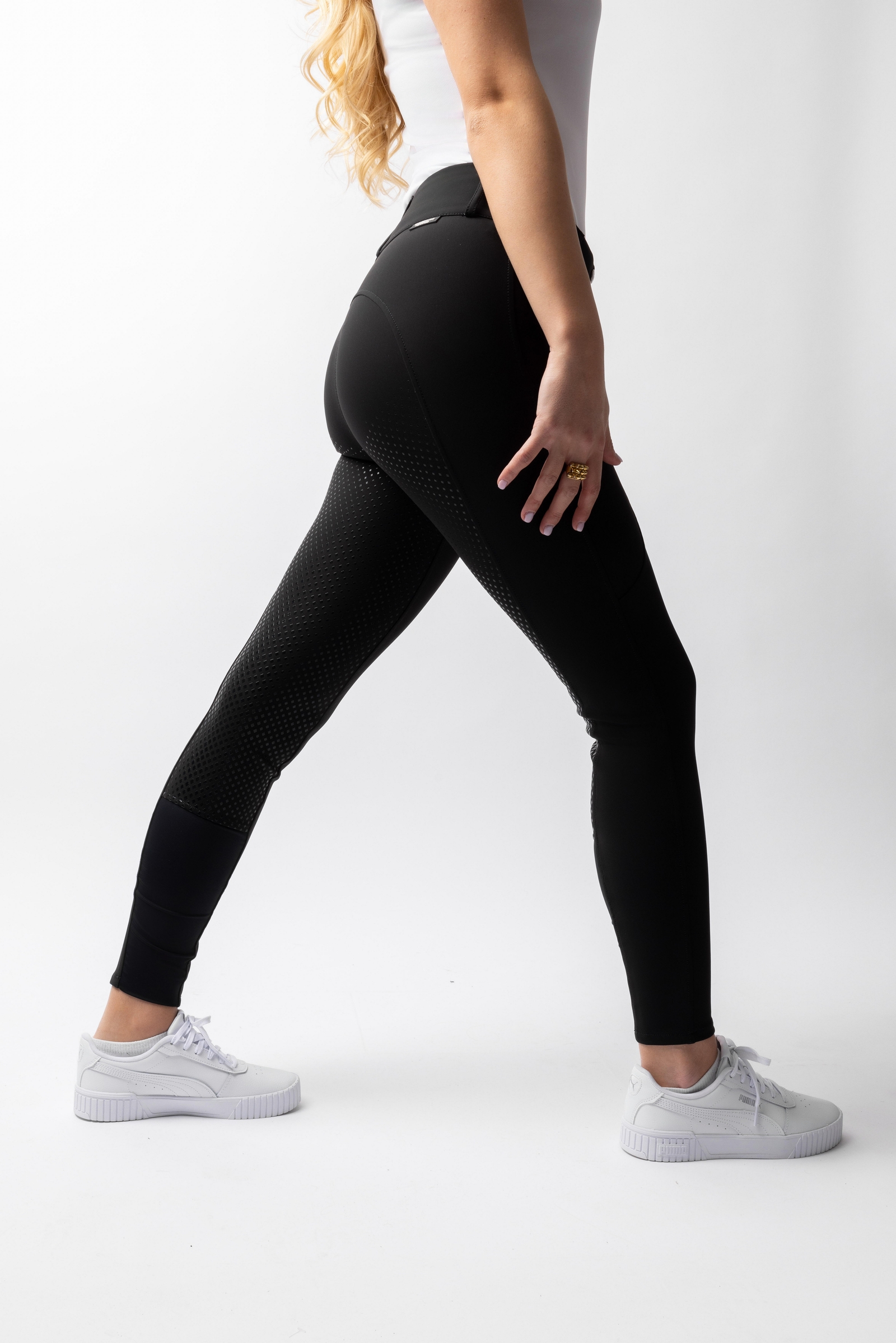 Horze Grand Prix Pro Dam Helskodda ridbyxor UPF 50+