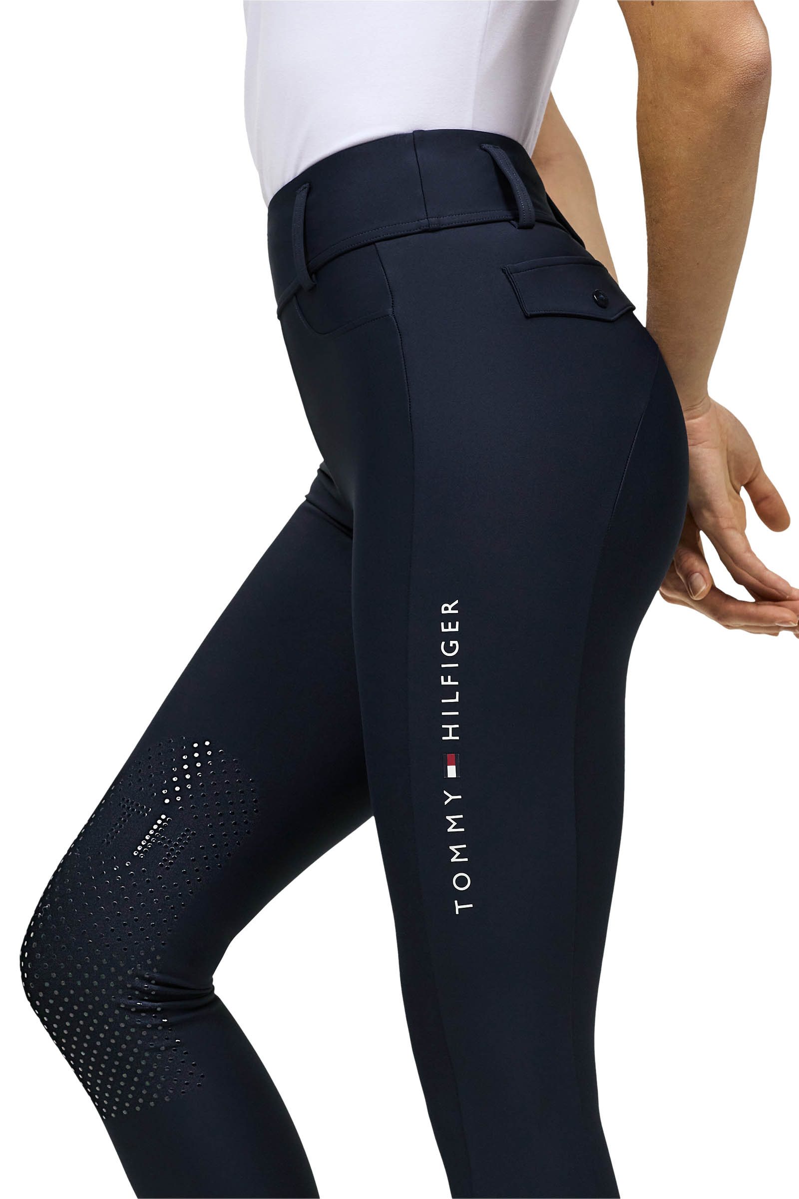 Tommy Hilfiger Equestrian Highland Hybrid Byxor med kn&auml;grepp