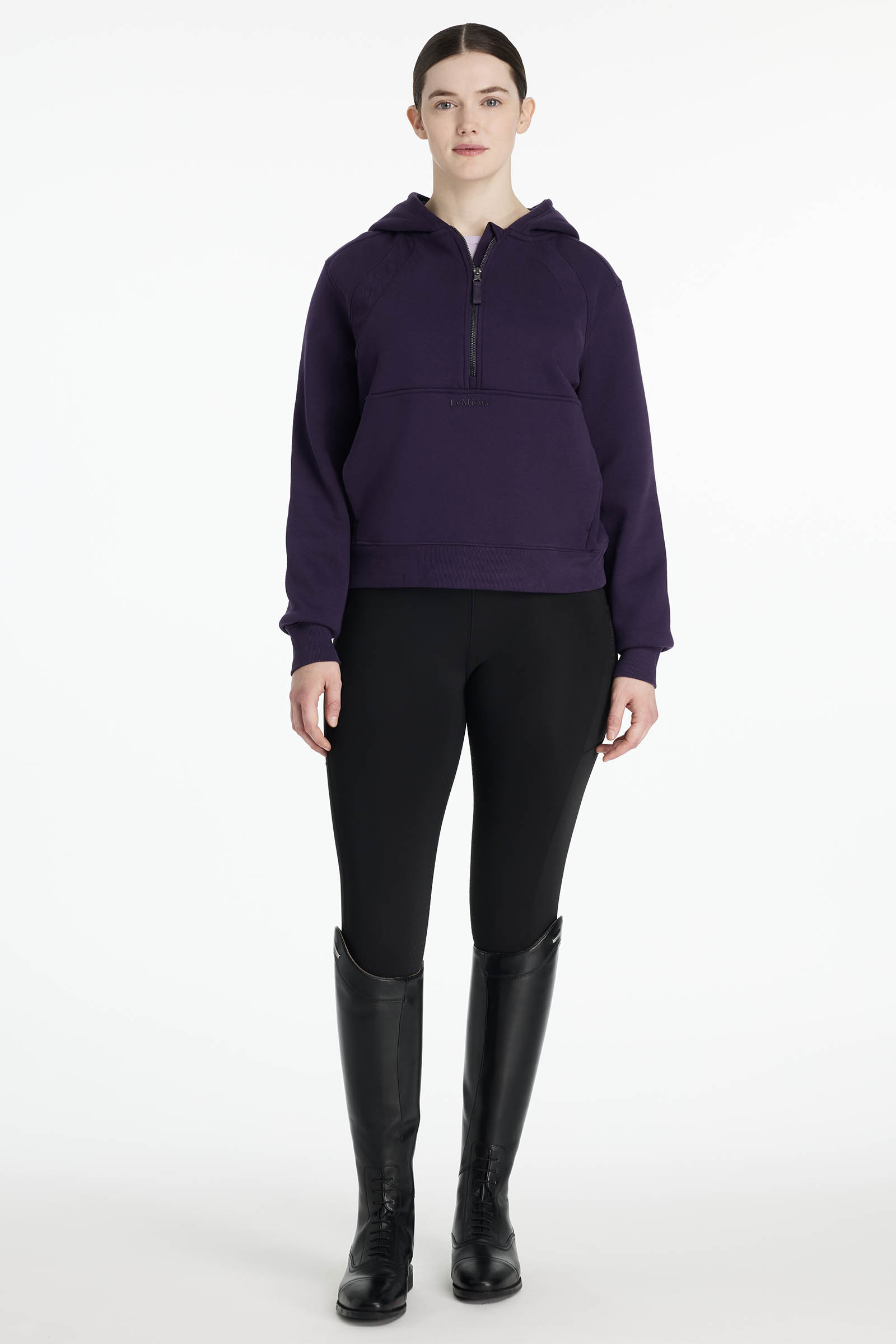 LeMieux Henrietta damhoodie med halv dragkedja