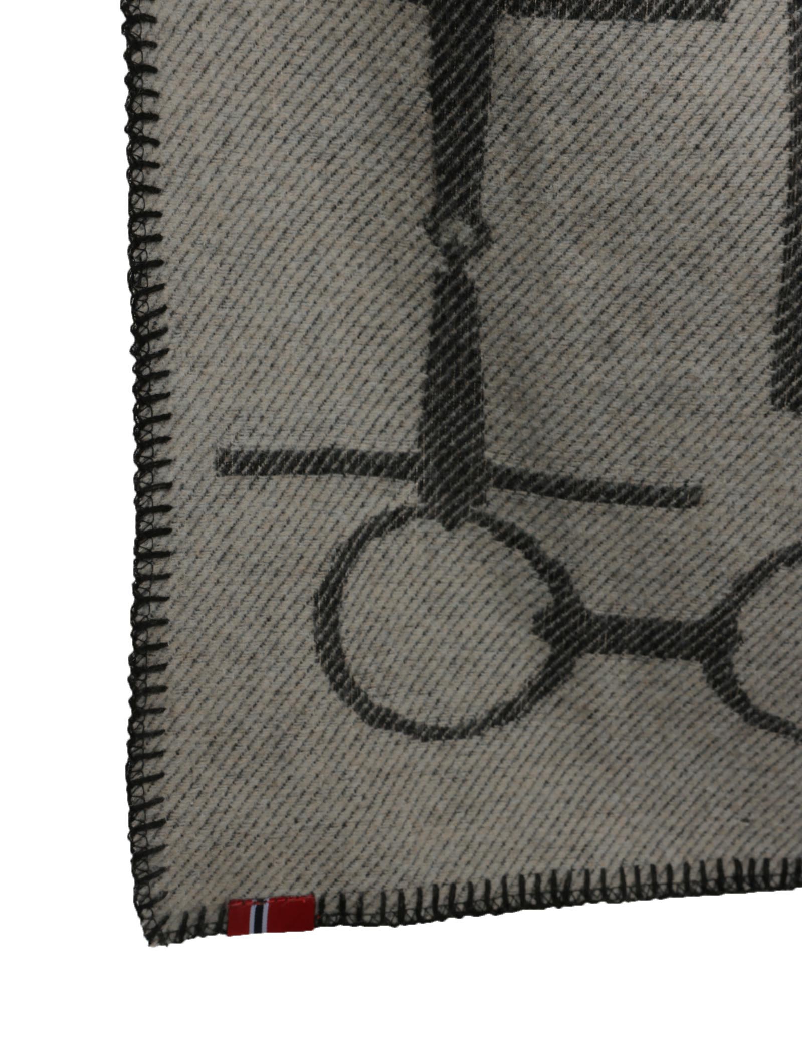 B Vertigo M&ouml;nstrad filt med h&auml;st och bett