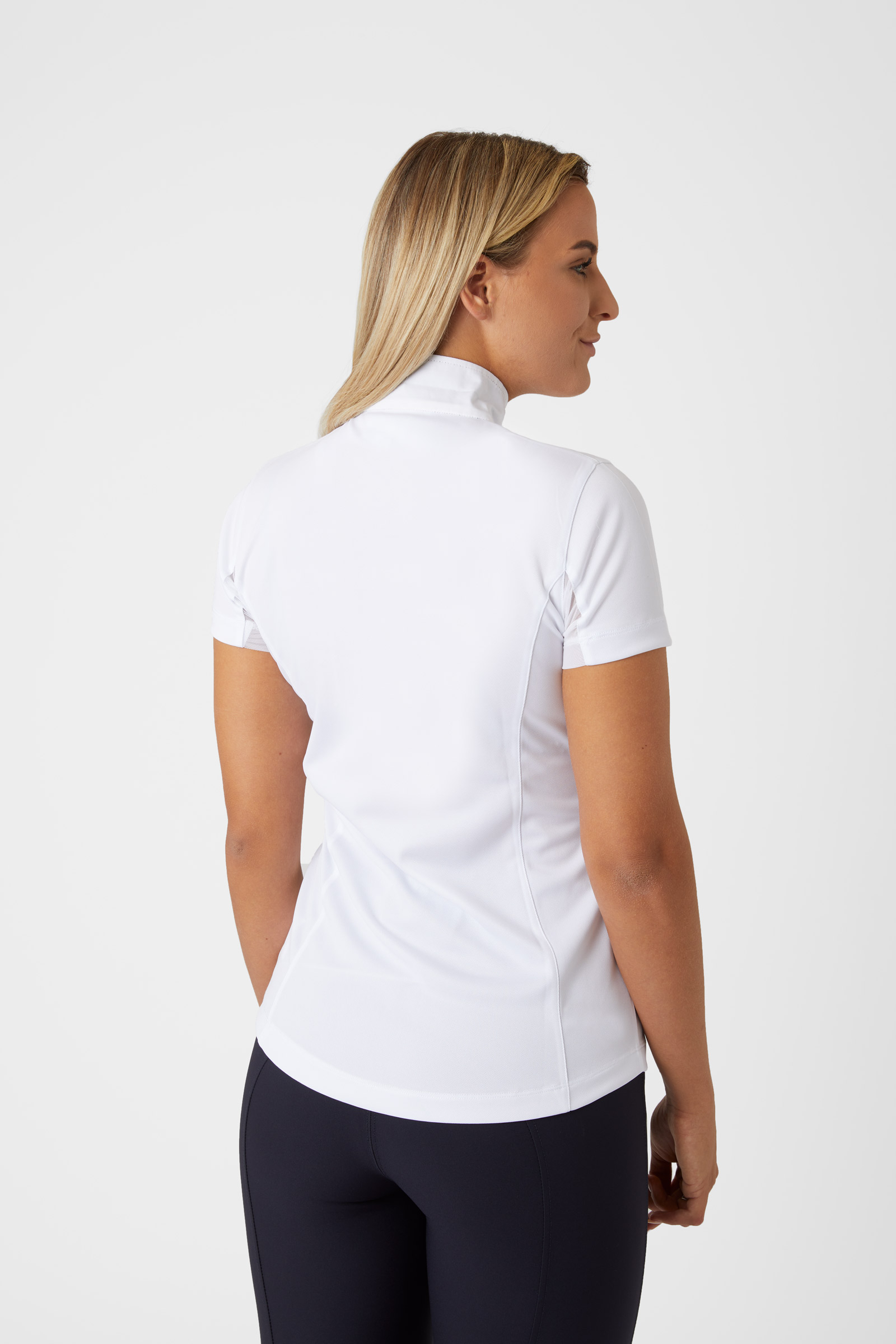 Horze Blaire funktionell t&auml;vlingsskjorta f&ouml;r dam med kort &auml;rm