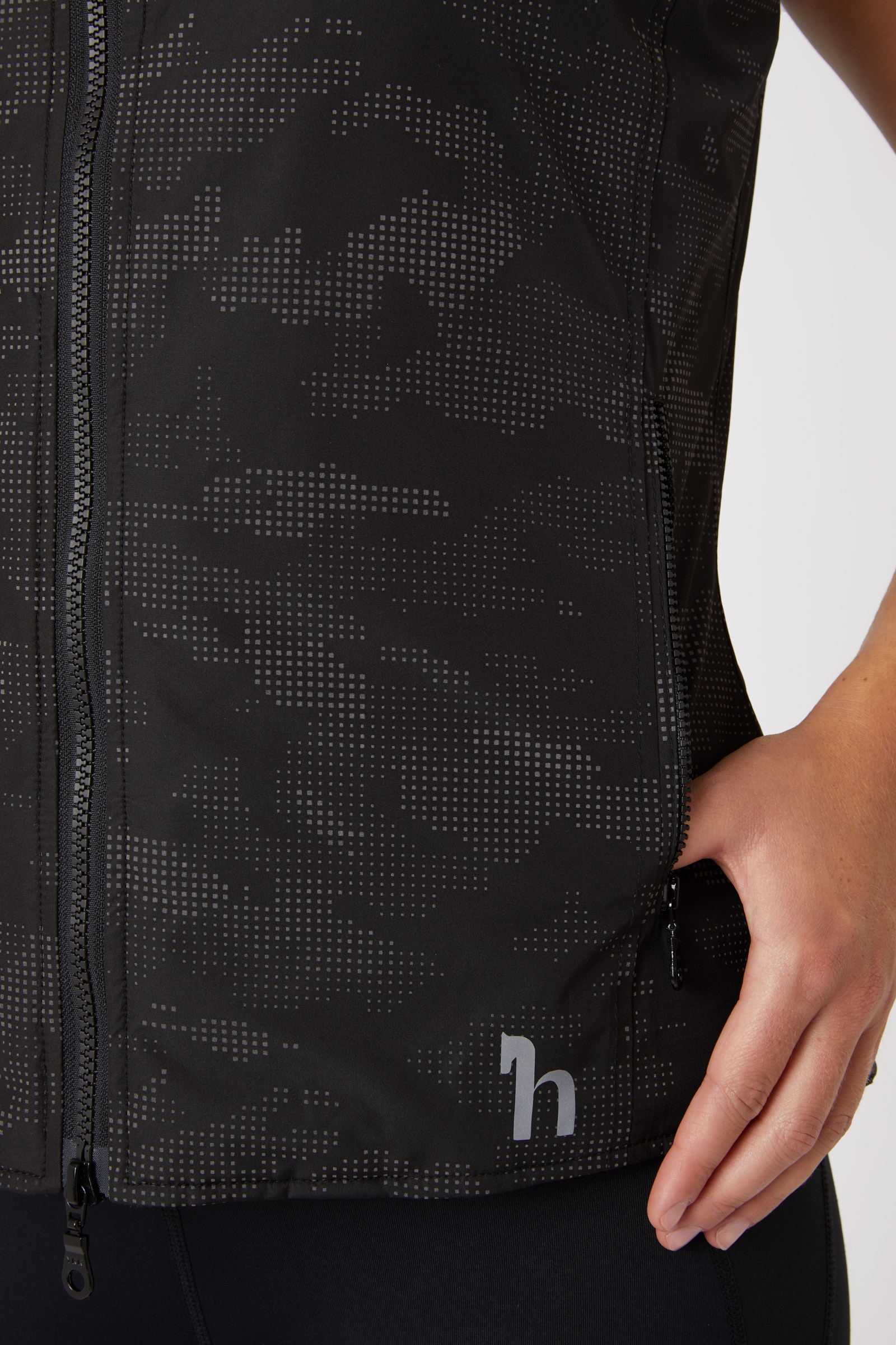 Horze Camo Luminox reflekterande damv&auml;st