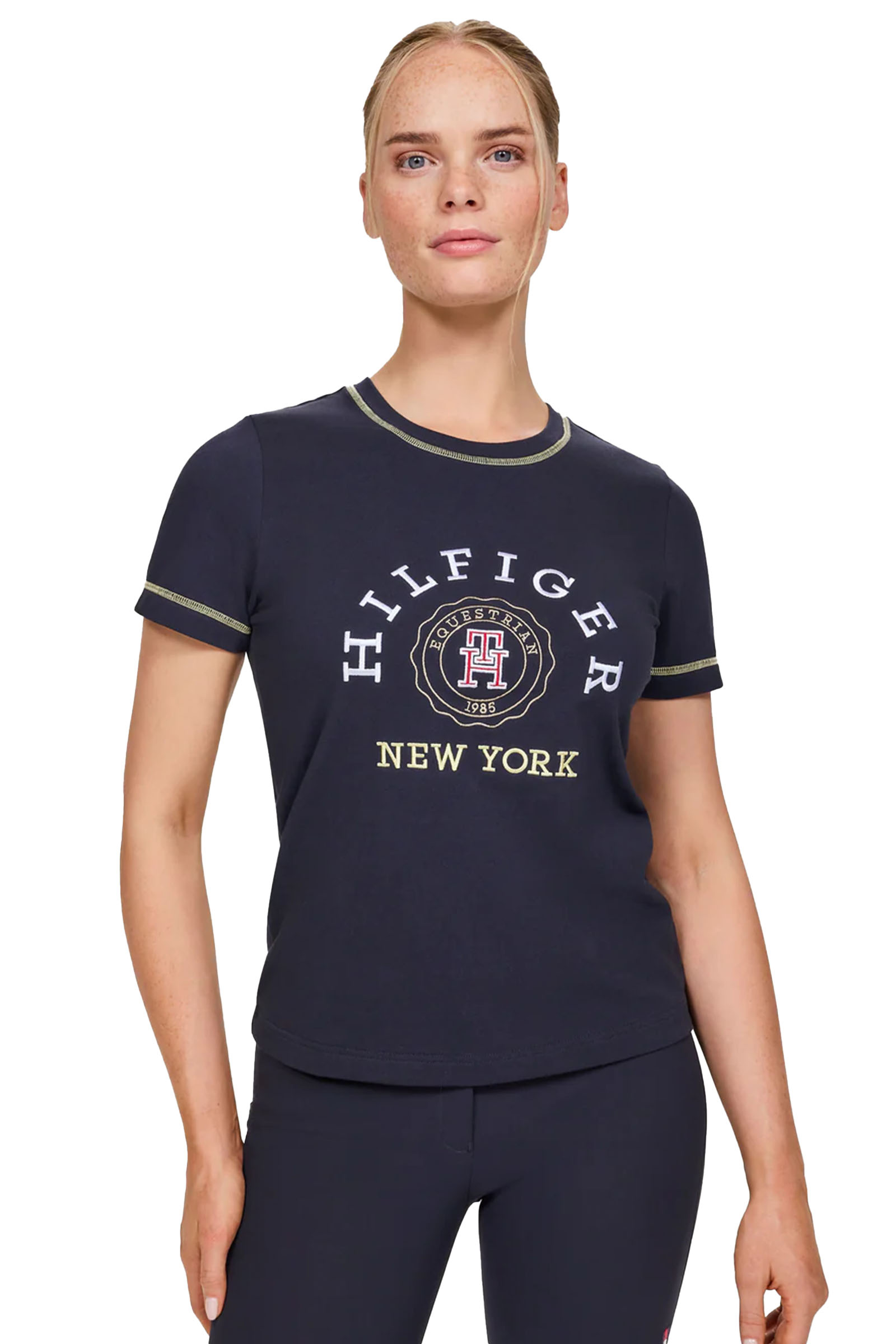Tommy Hilfiger Equestrian Newport grafisk t-shirt